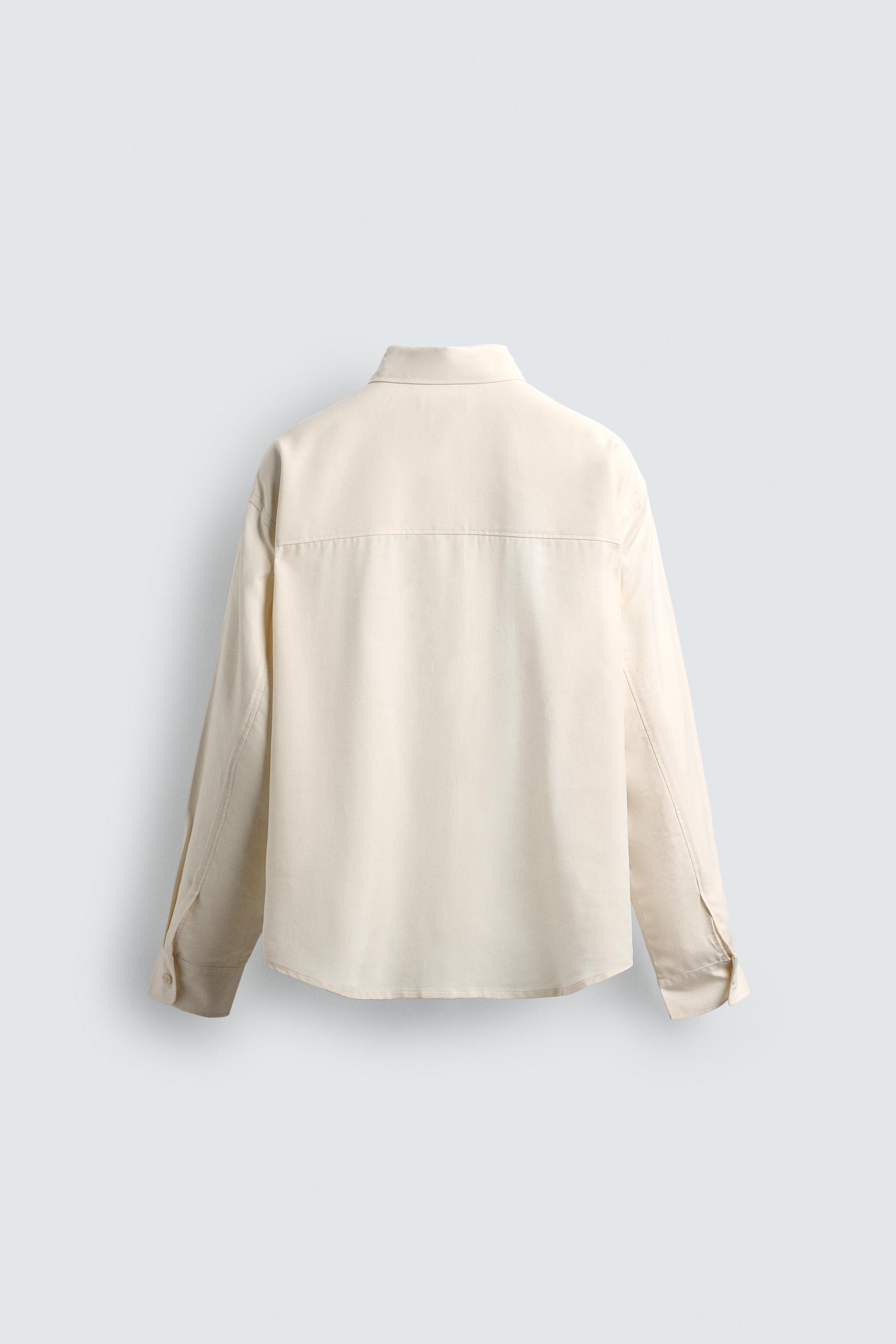 RELAXED FIT FLOWY SHIRT