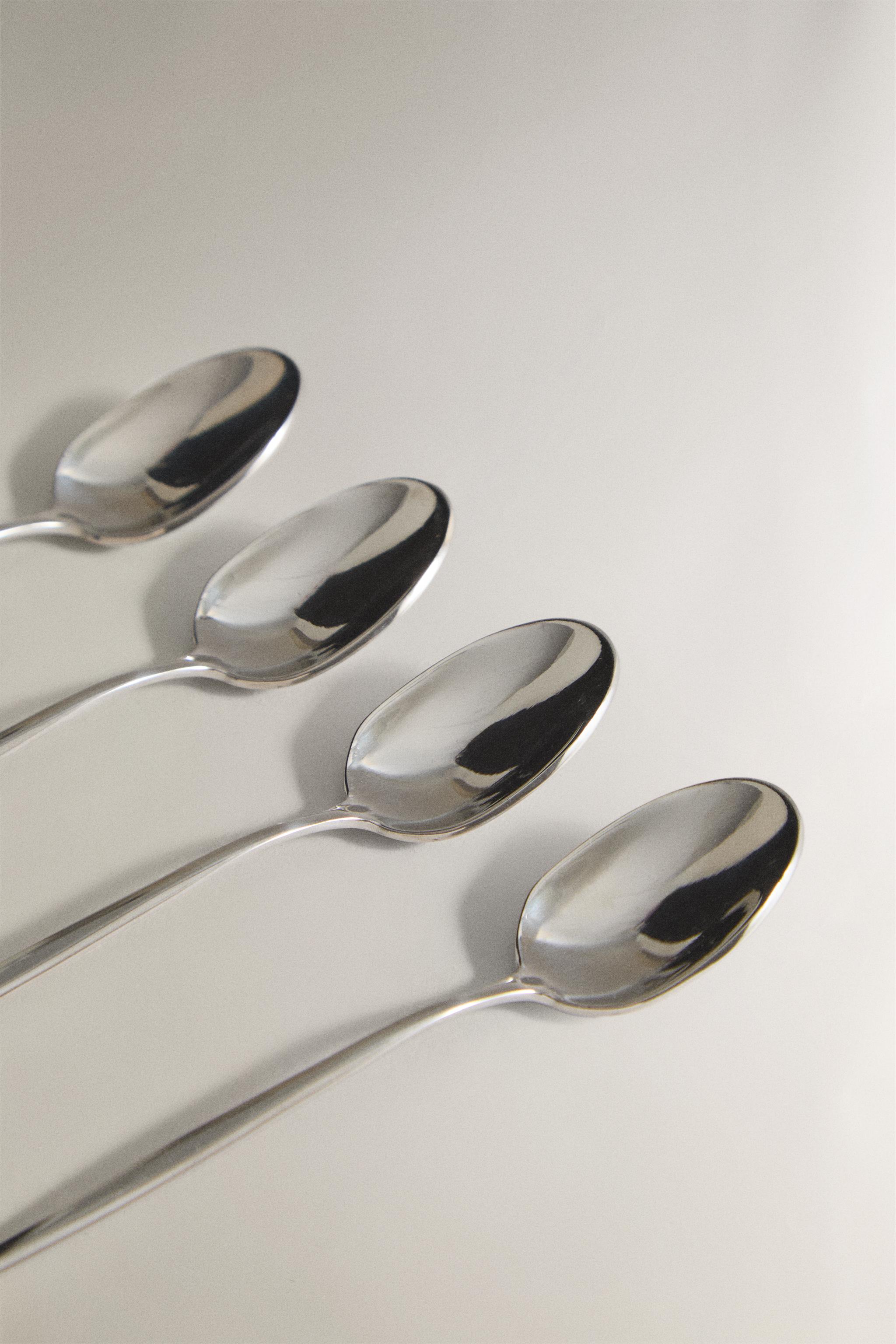 PACK OF COFFEE SPOONS WITH THIN HANDLES (PACK OF 4)
