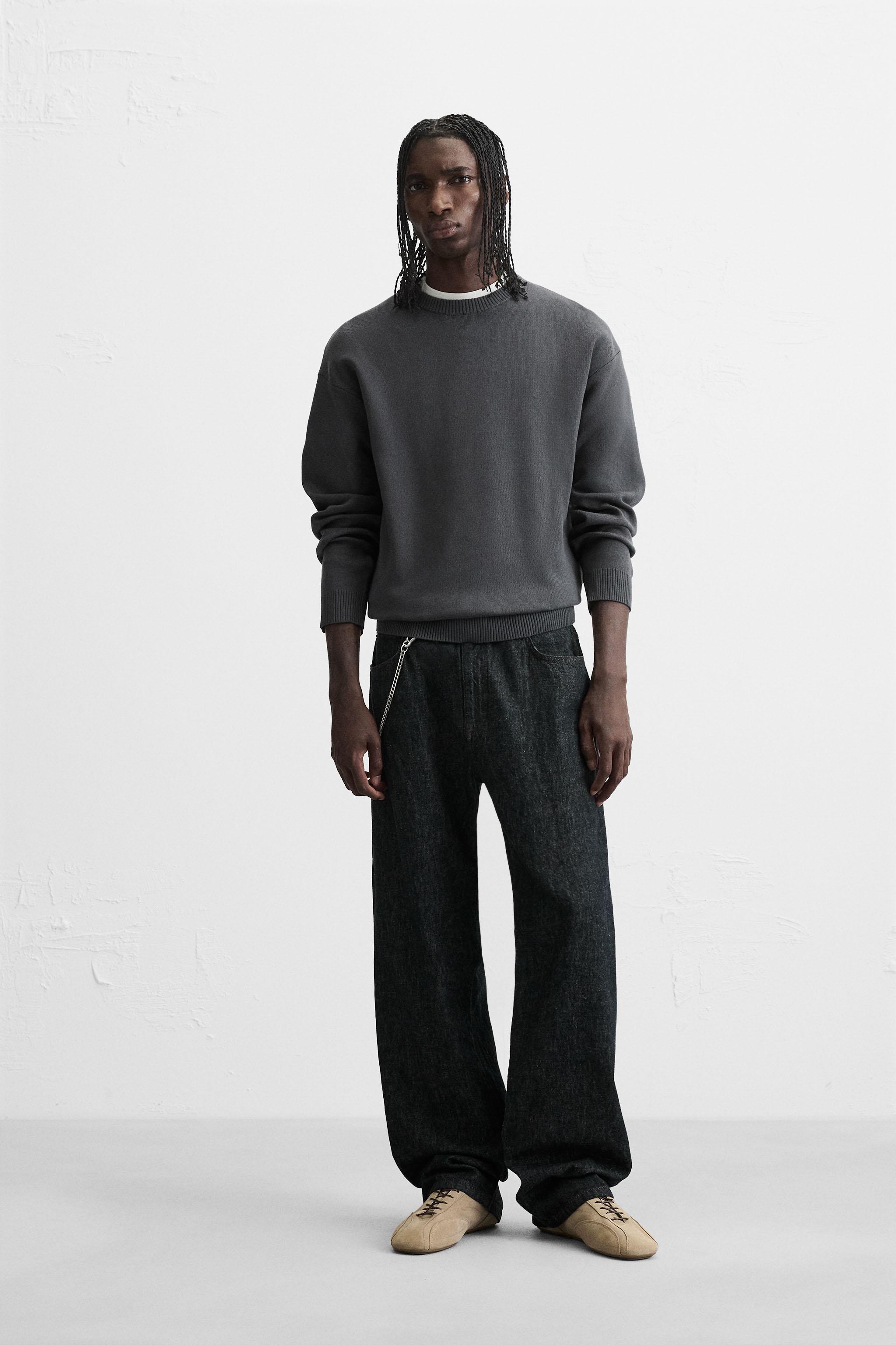 SOFT TEXTURED KNIT SWEATER