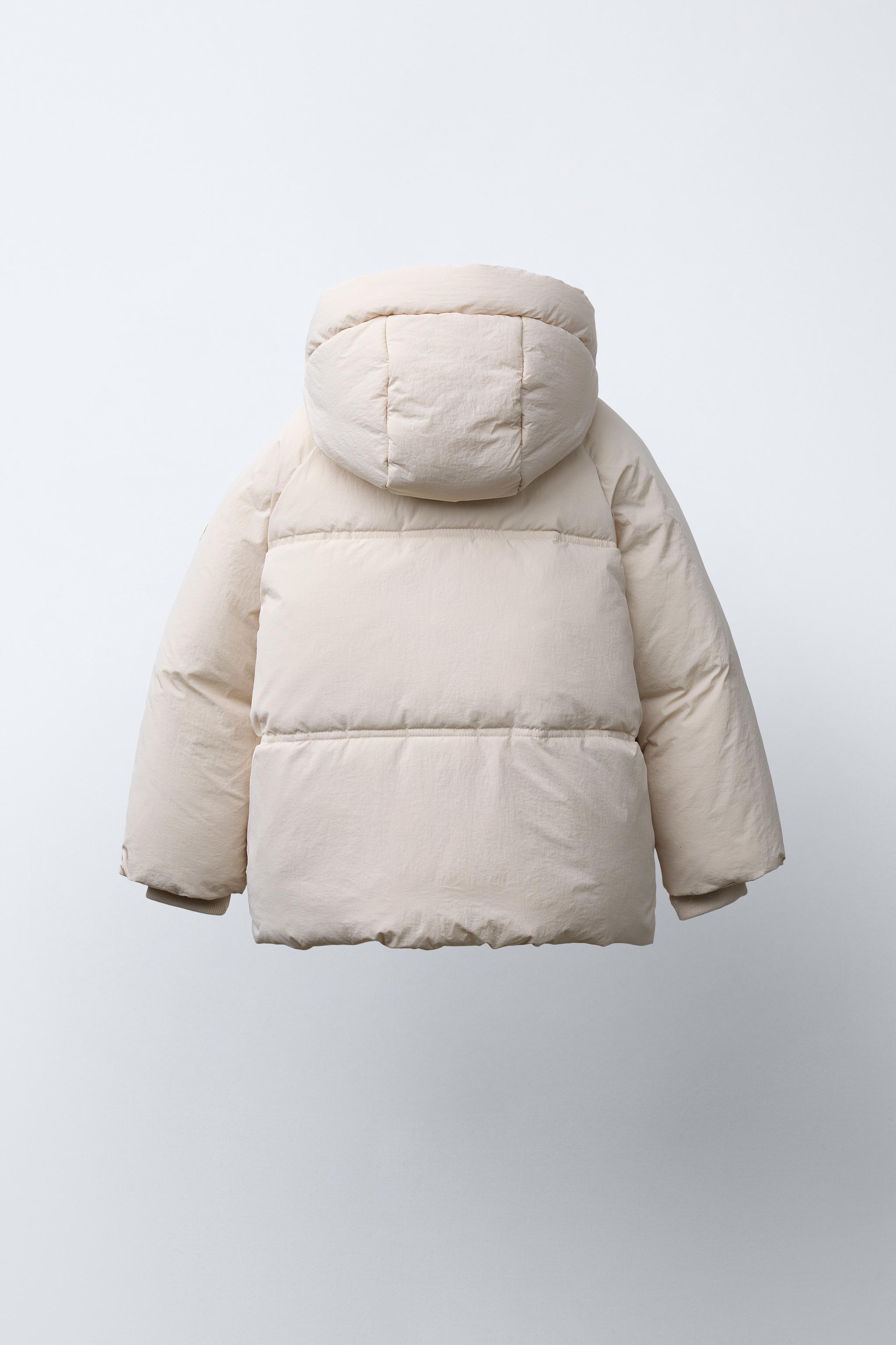 WATER REPELLENT HOODED PUFFER JACKET