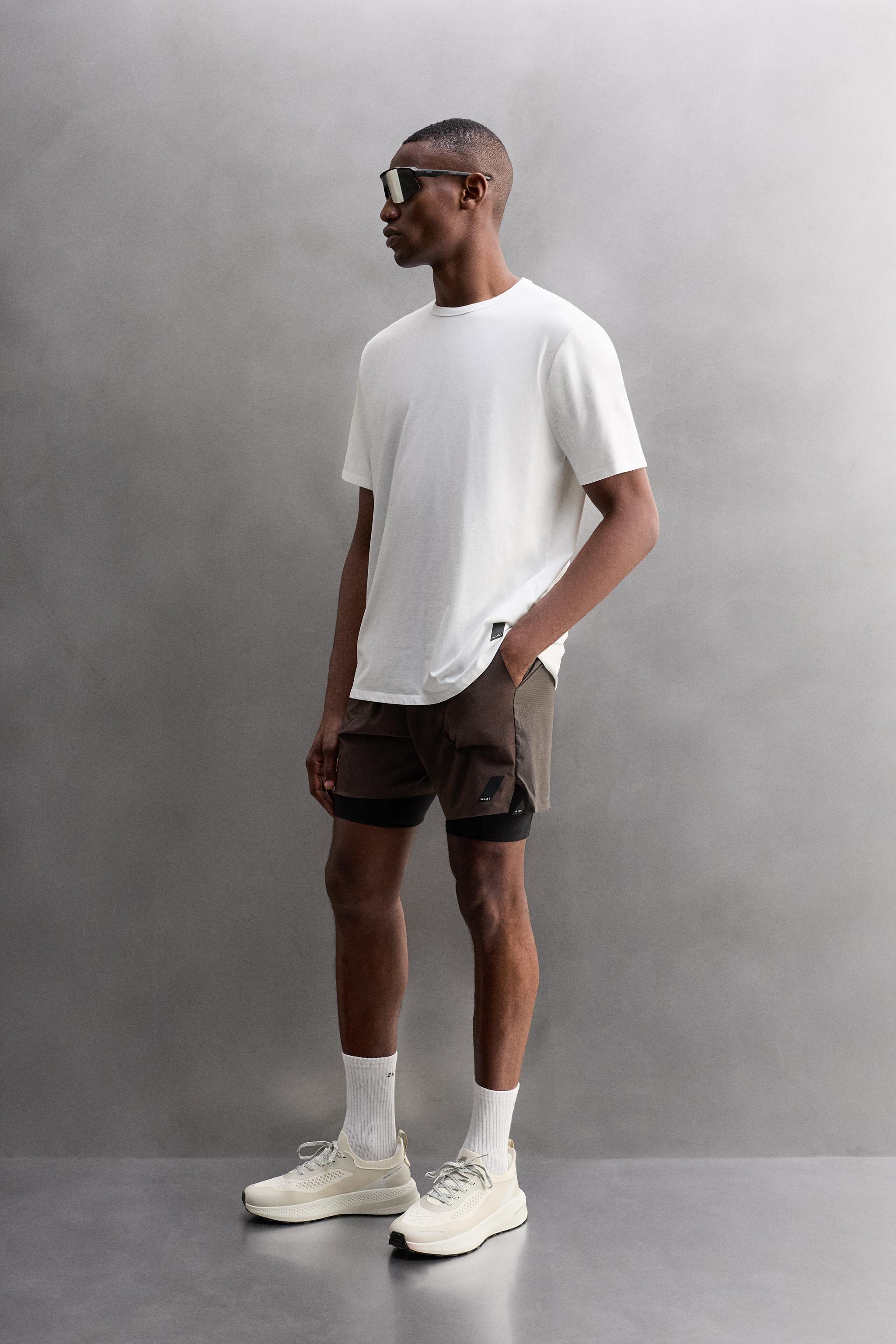 TECHNICAL COTTON BLEND T-SHIRT