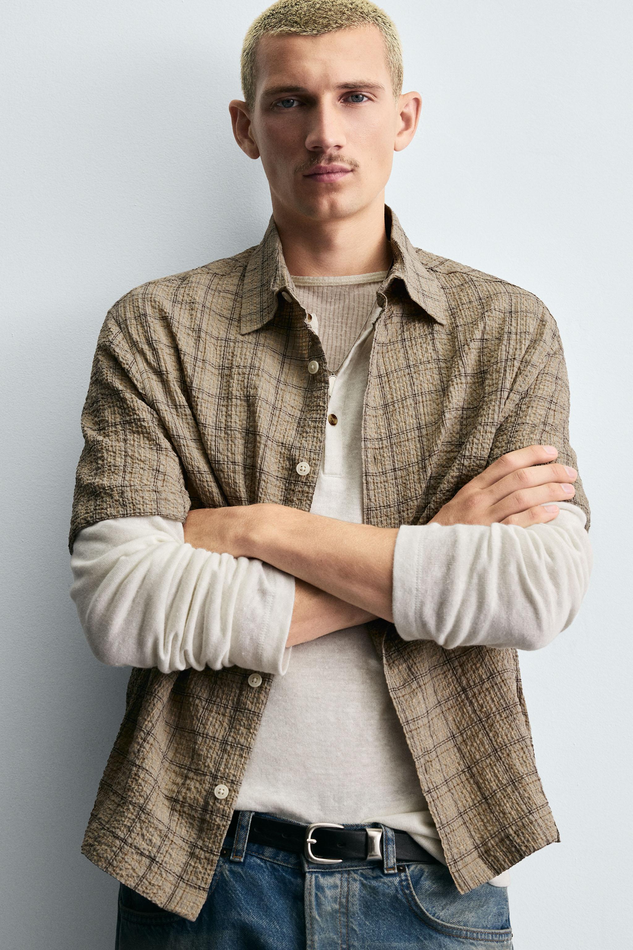 TEXTURED STRUCTURE SHIRT