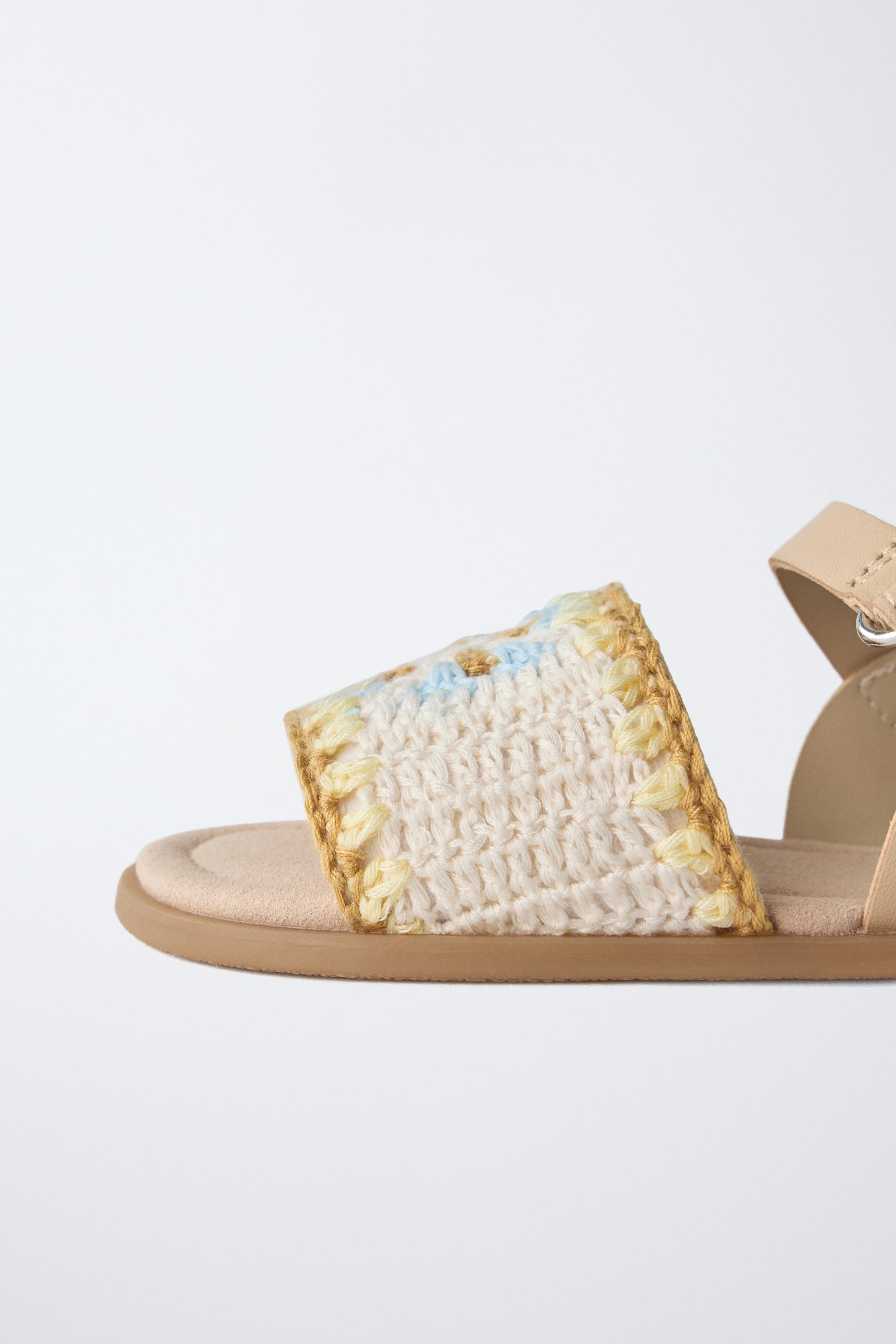 BAREFOOT CROCHETED SANDALS