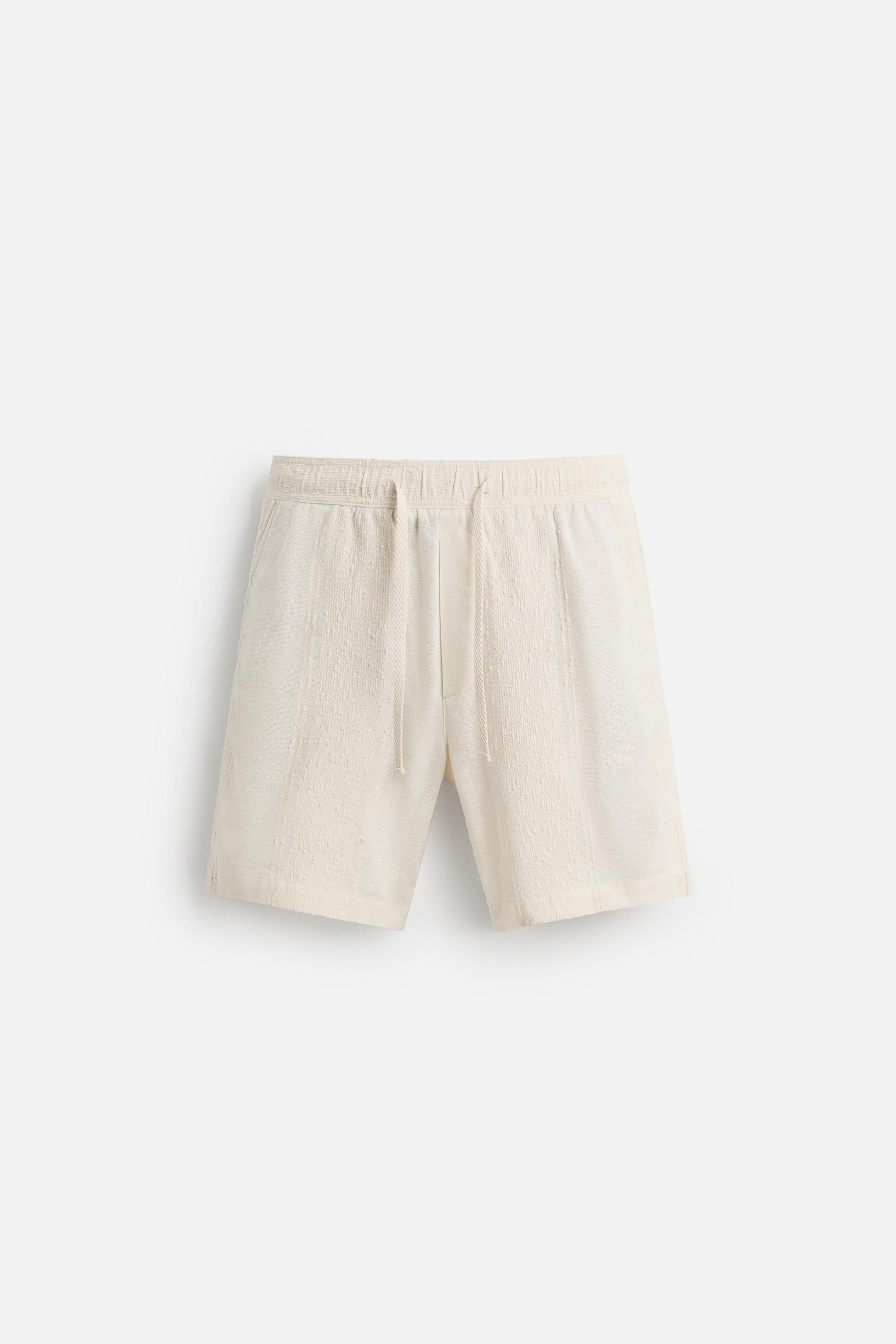 JACQUARD TEXTURED SHORTS