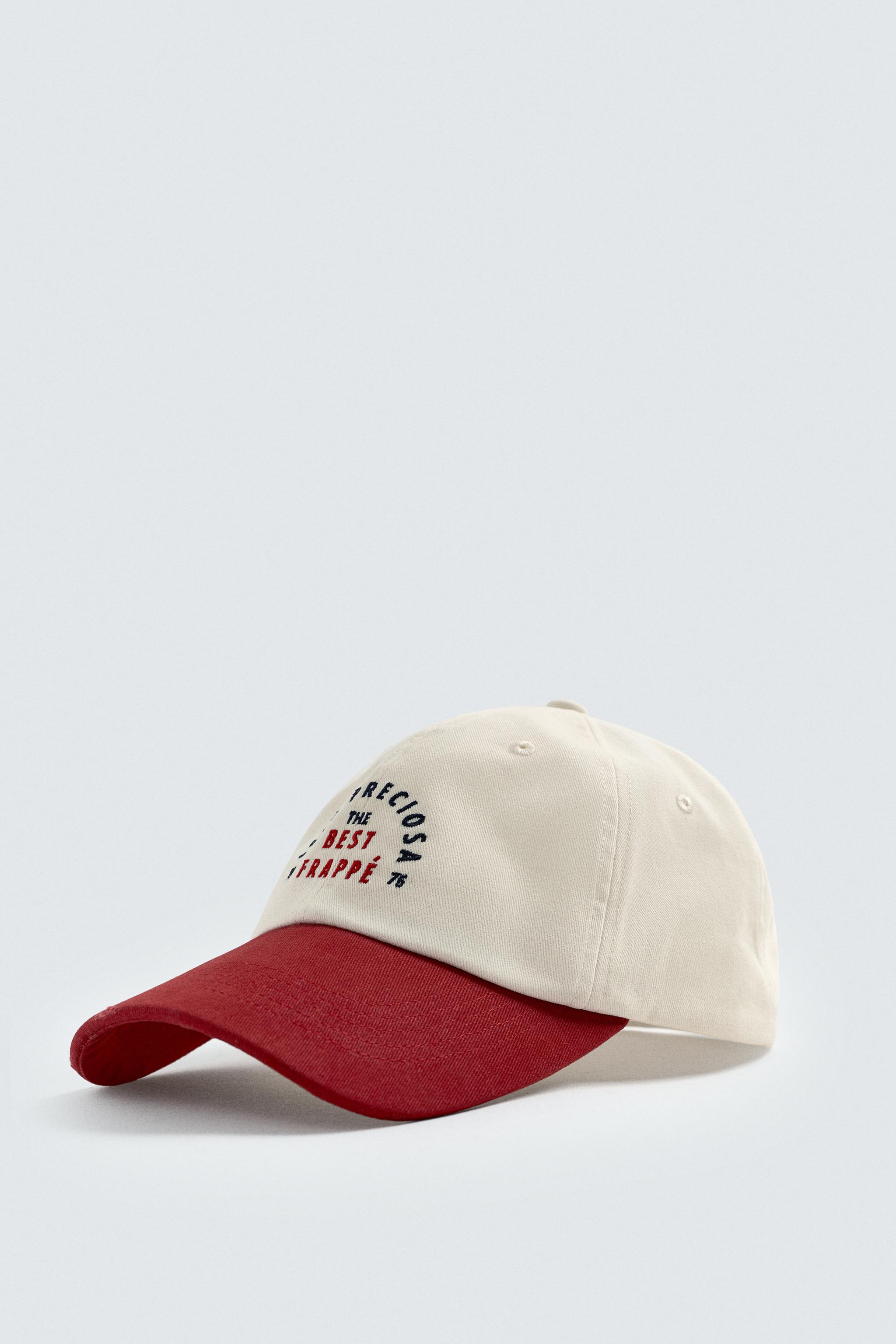 CONTRAST EMBROIDERY CAP