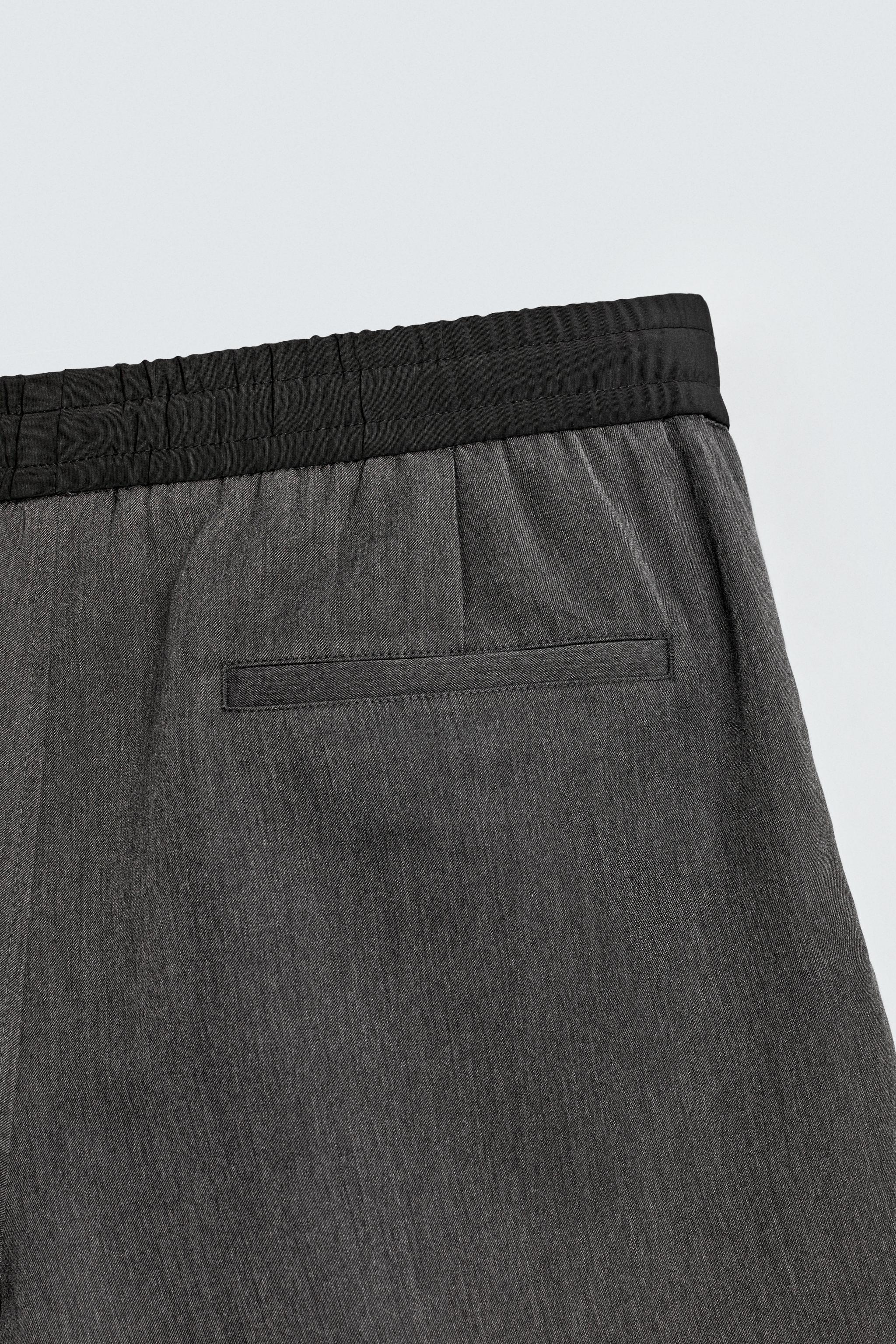 CONTRAST WAIST SHORTS