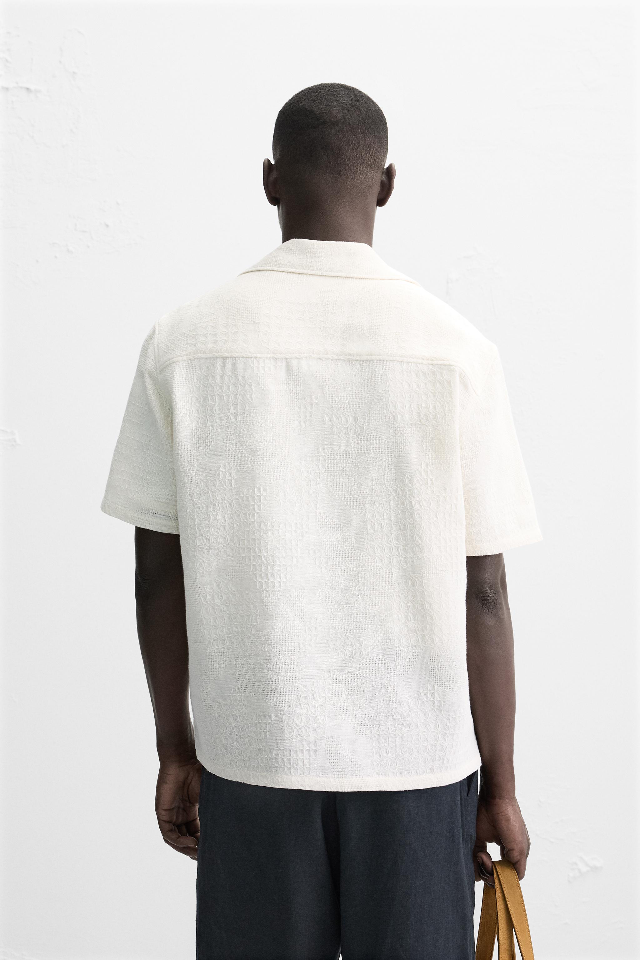 RELAXED FIT JACQUARD SHIRT