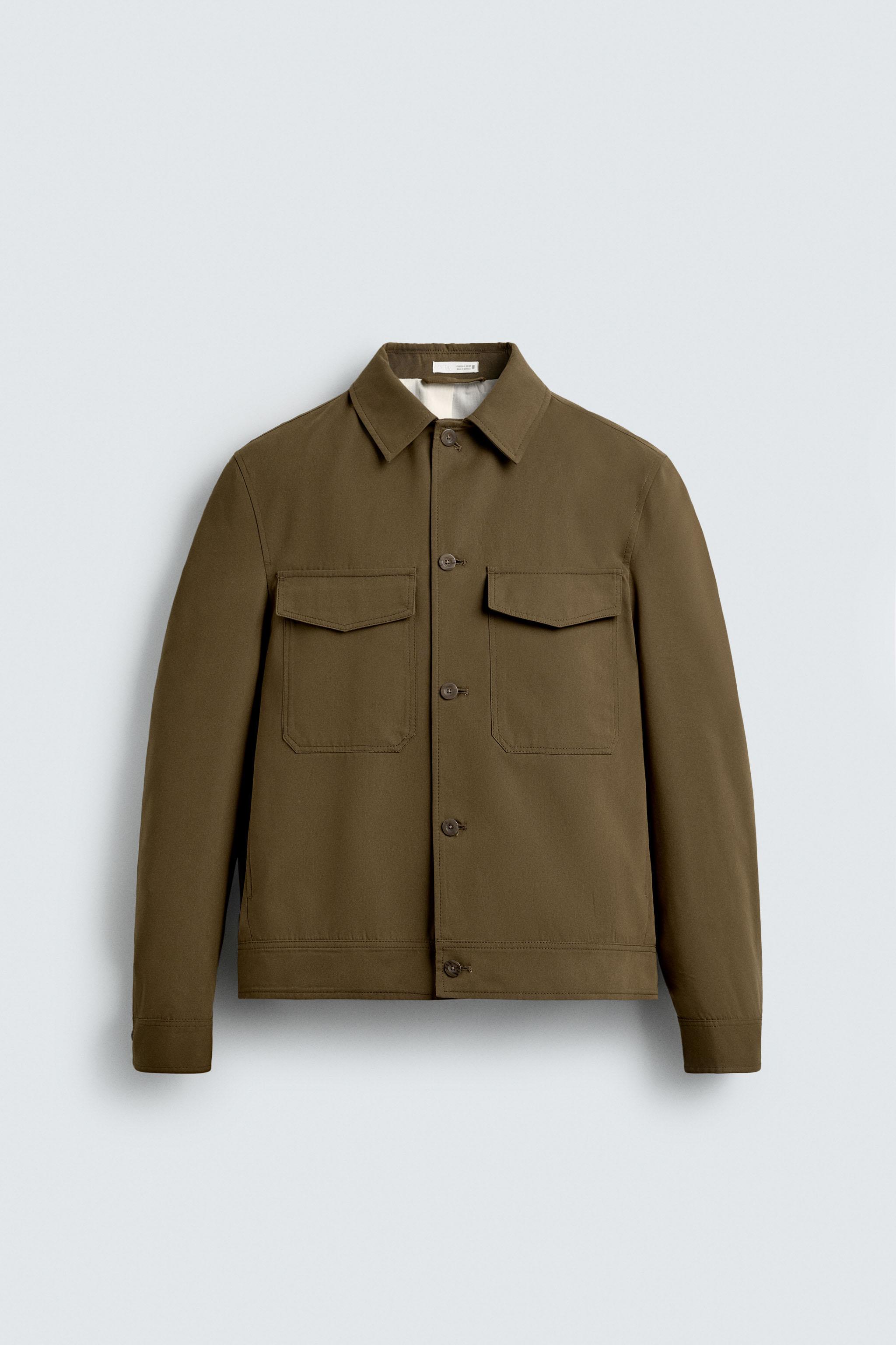 COTTON BLEND TECHNICAL JACKET