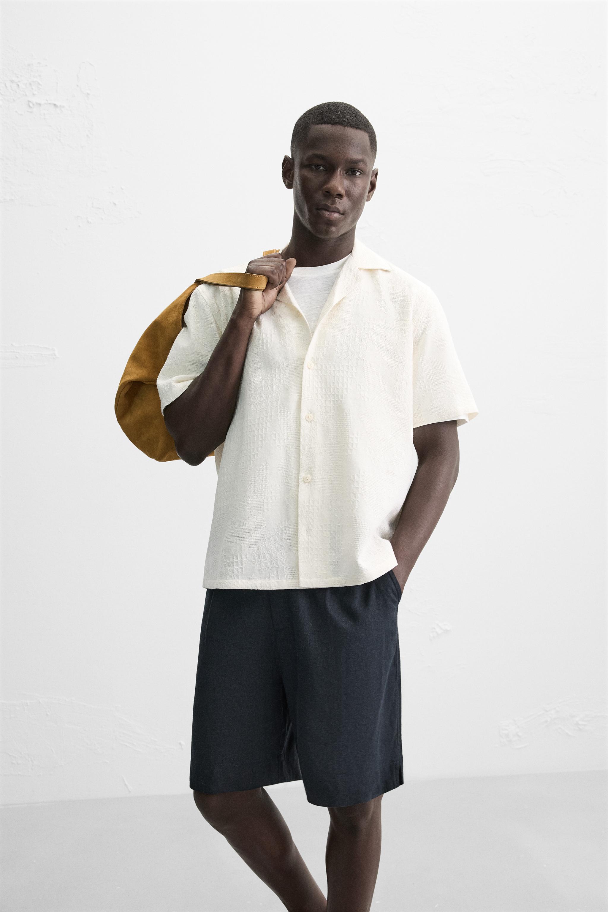 RELAXED FIT JACQUARD SHIRT