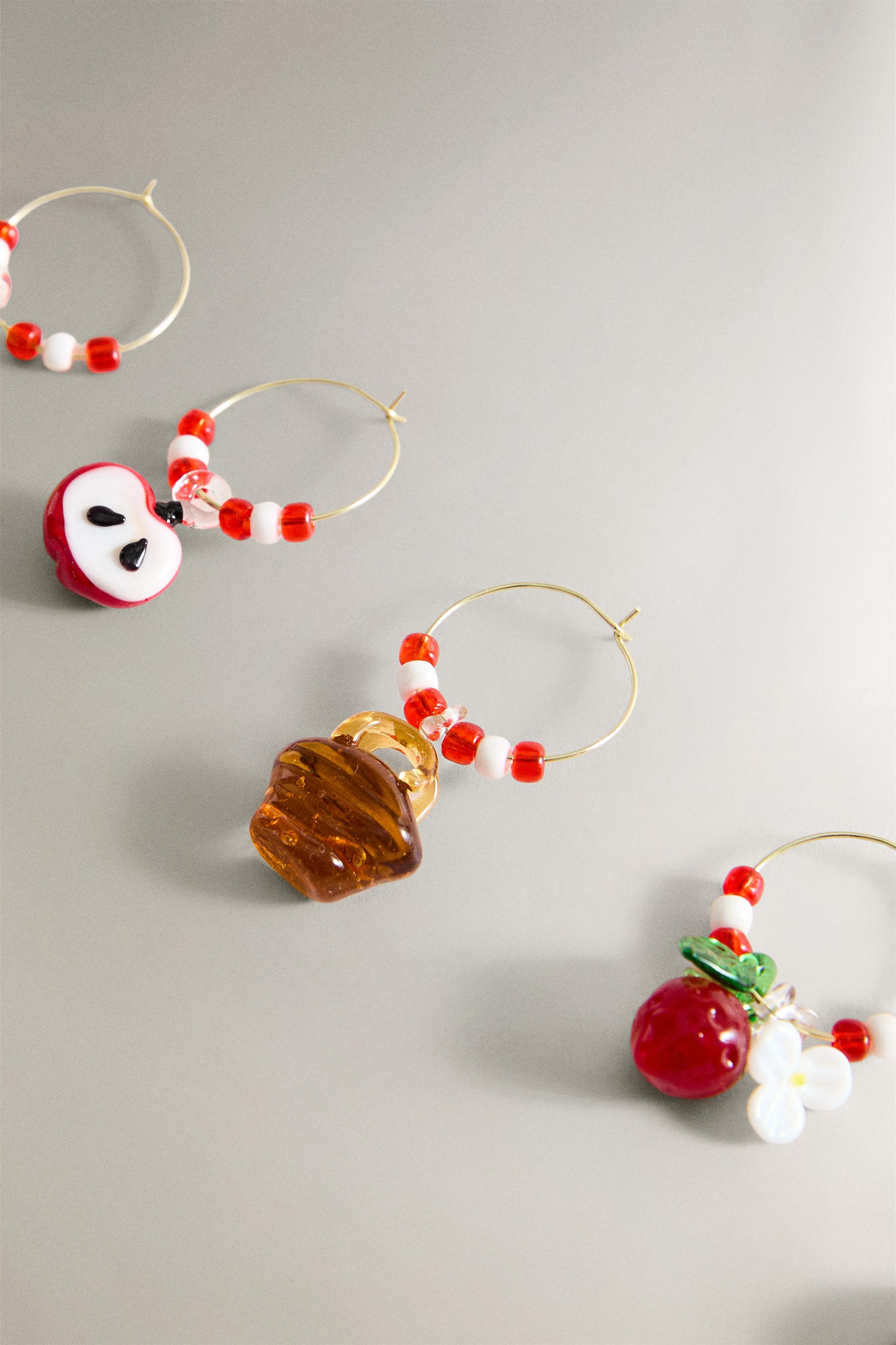 SET OF PICNIC GLASS CHARMS (SET OF 6)