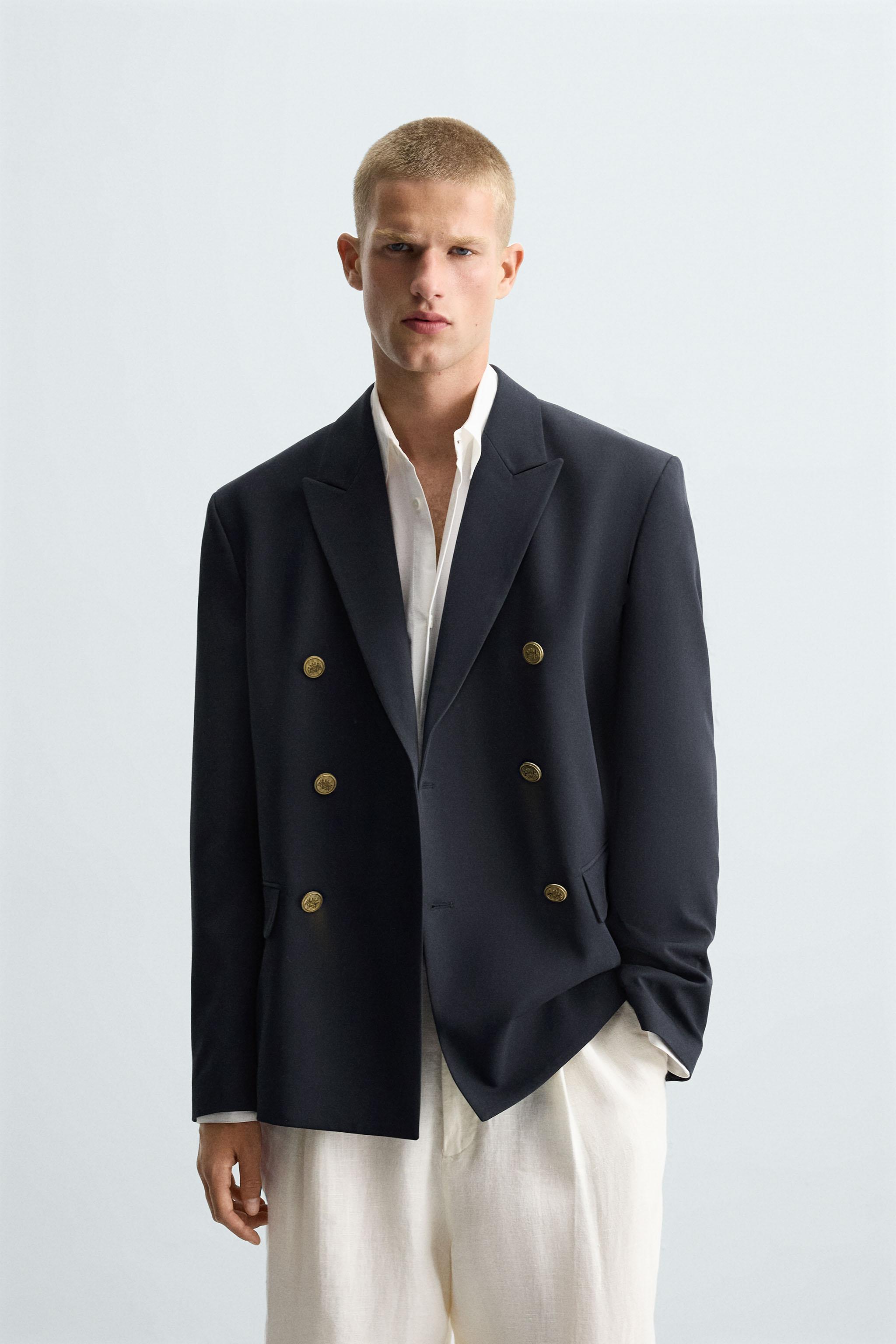 DOUBLE BREASTED BLAZER