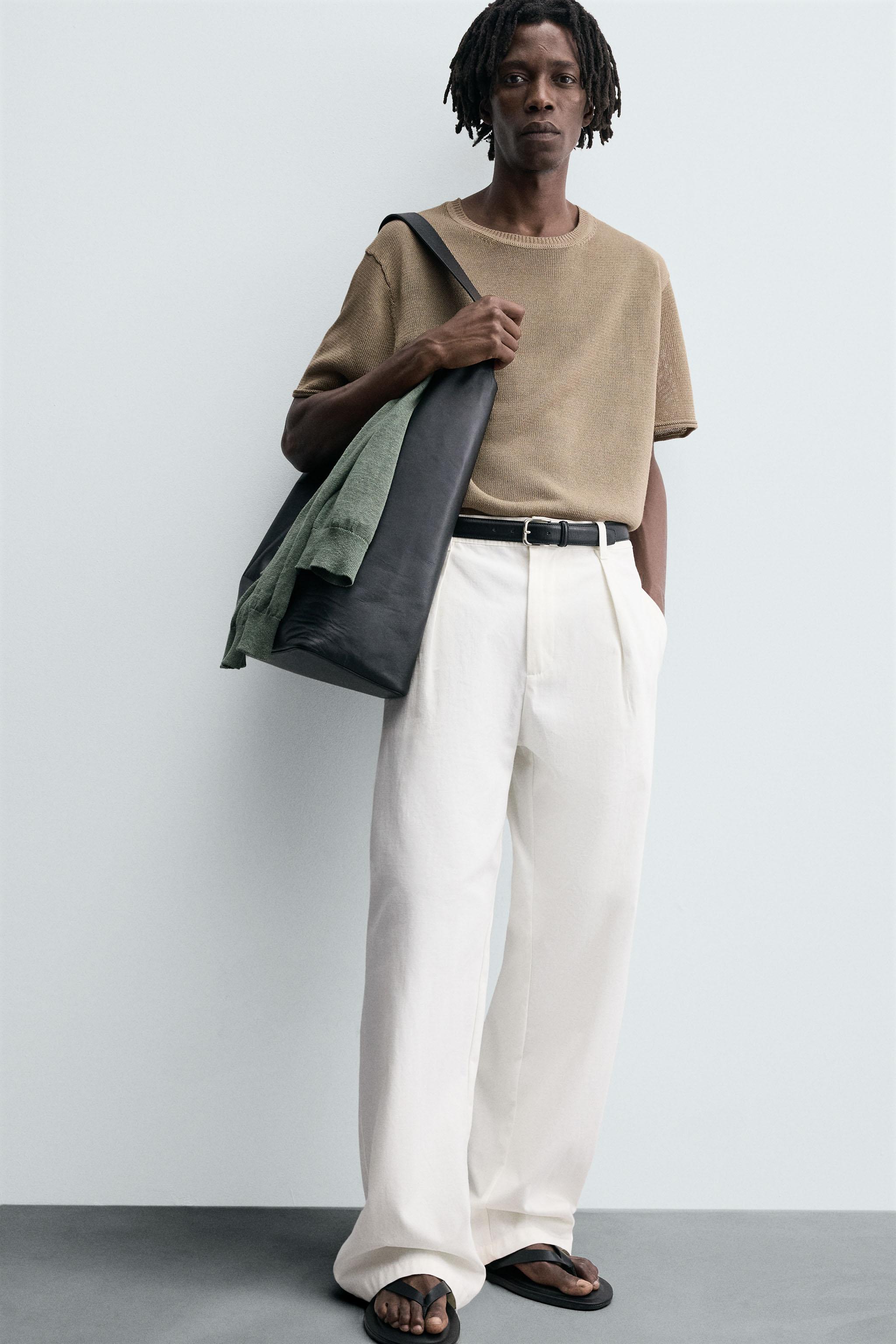 TEXTURED KNIT T-SHIRT