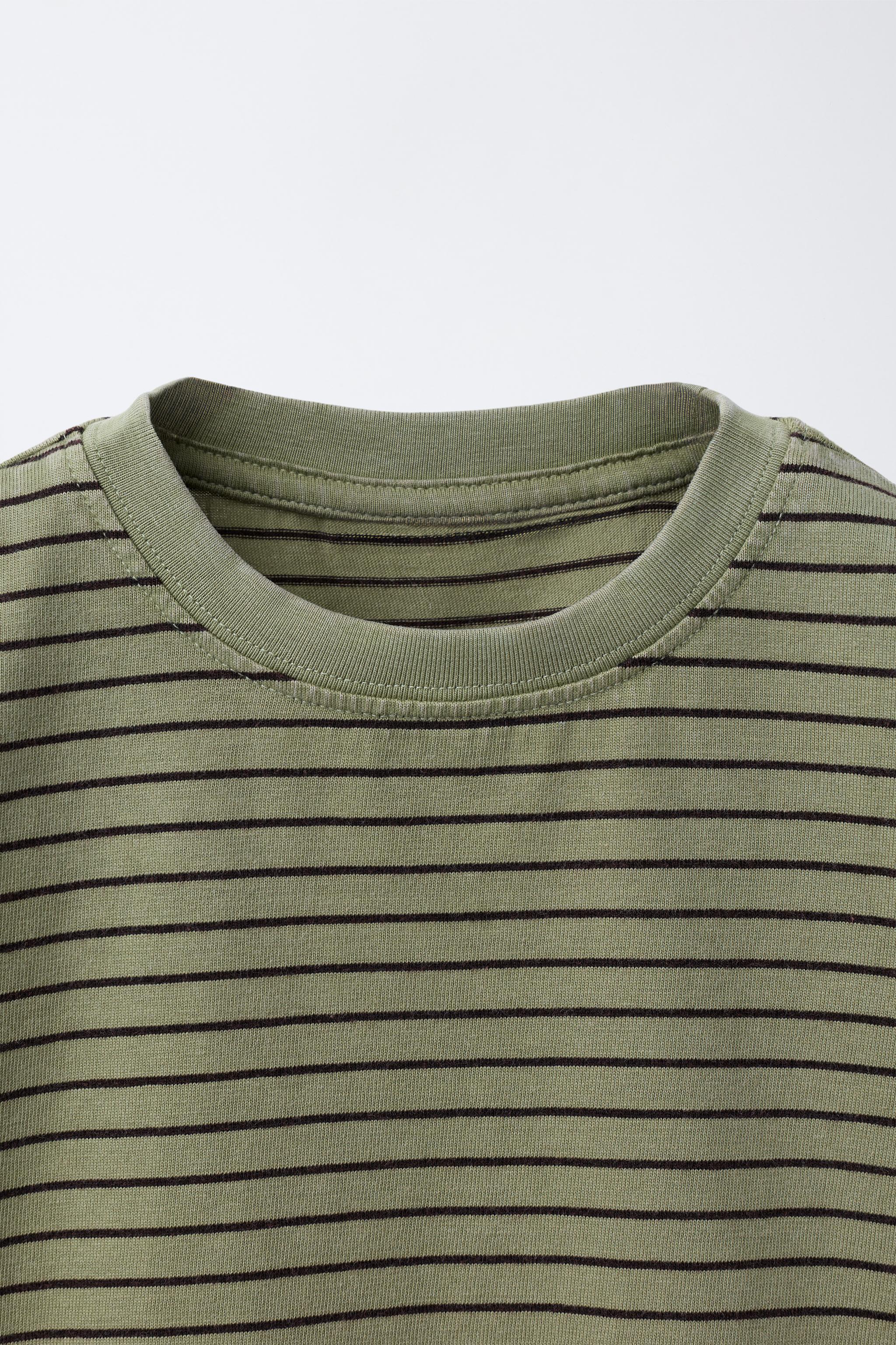 STRIPED LOGO T-SHIRT