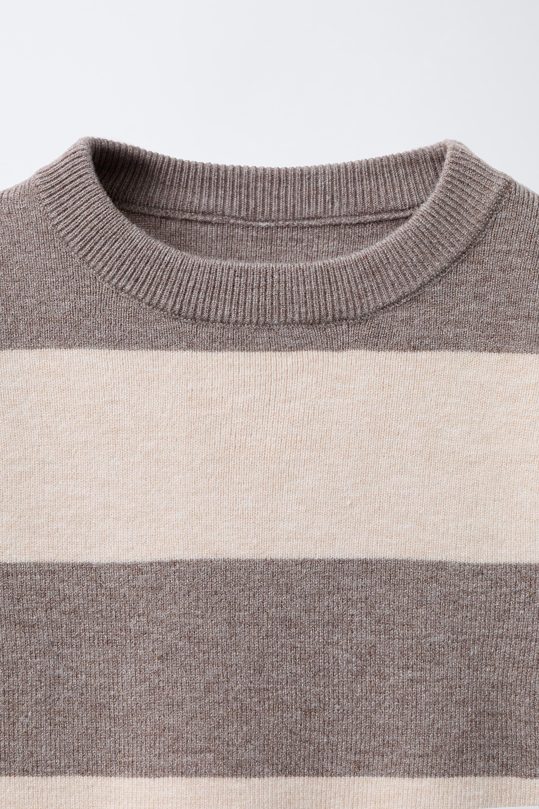 STRIPED KNIT SWEATER