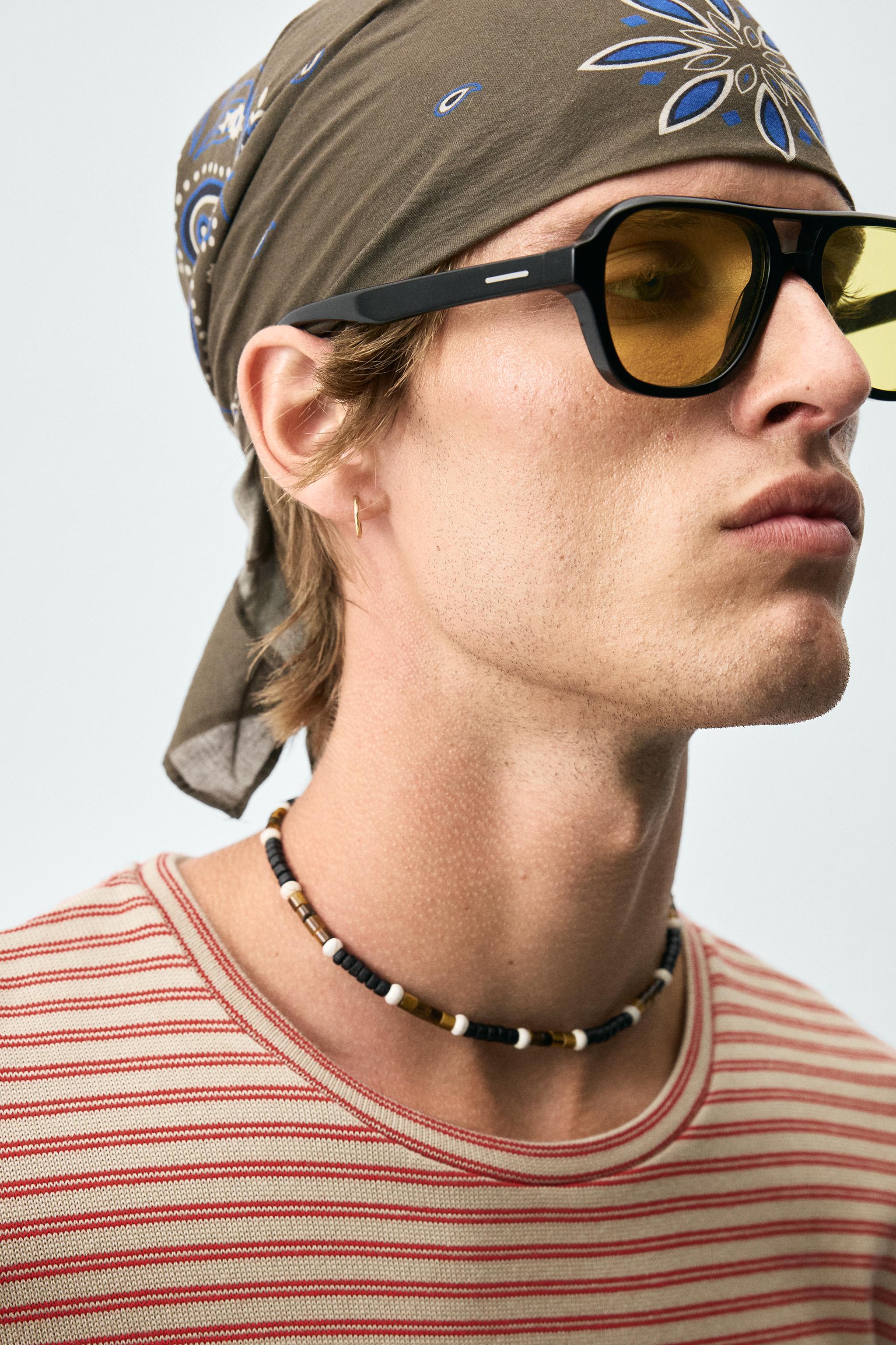 STRIPED JACQUARD T-SHIRT