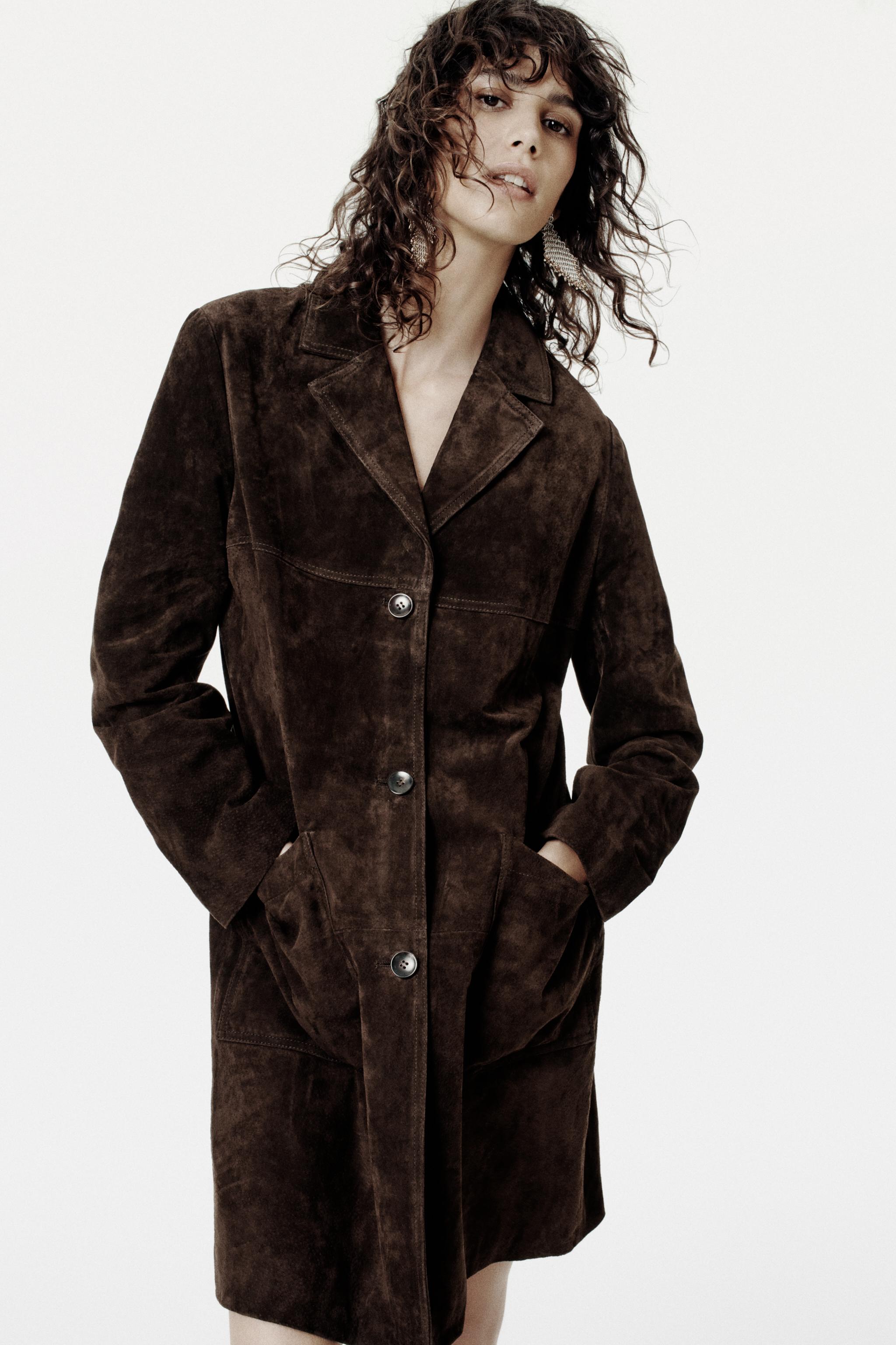 100% SUEDE COAT ZW COLLECTION LIMITED EDITION