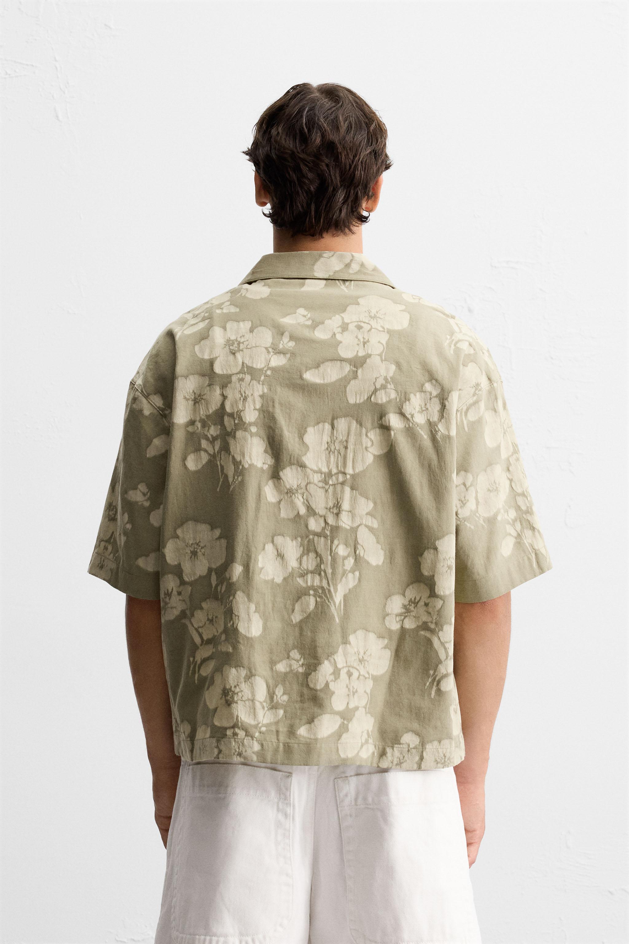JACQUARD FLORAL SHIRT