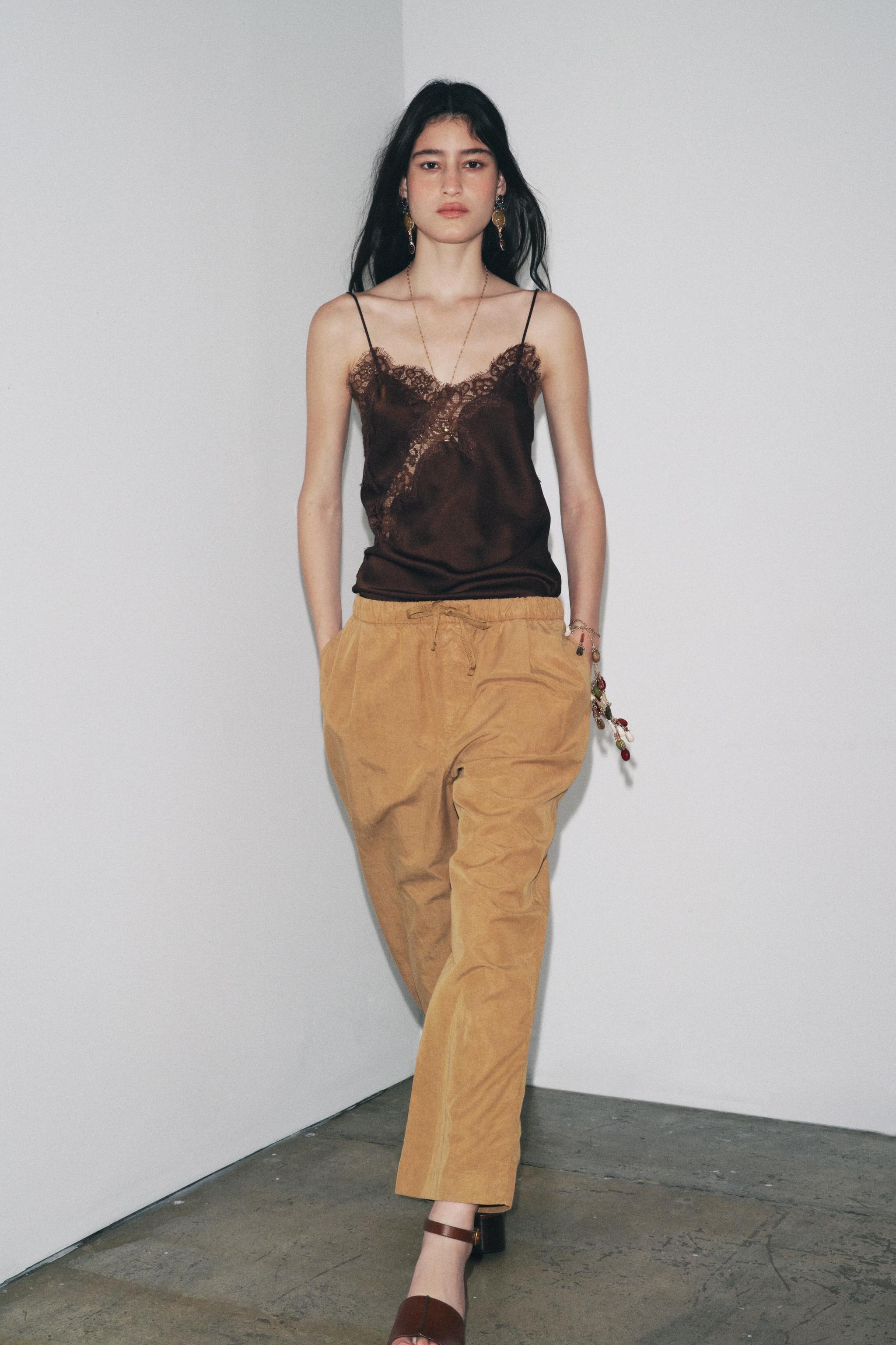 ZW COLLECTION WIDE LEG JOGGER PANTS