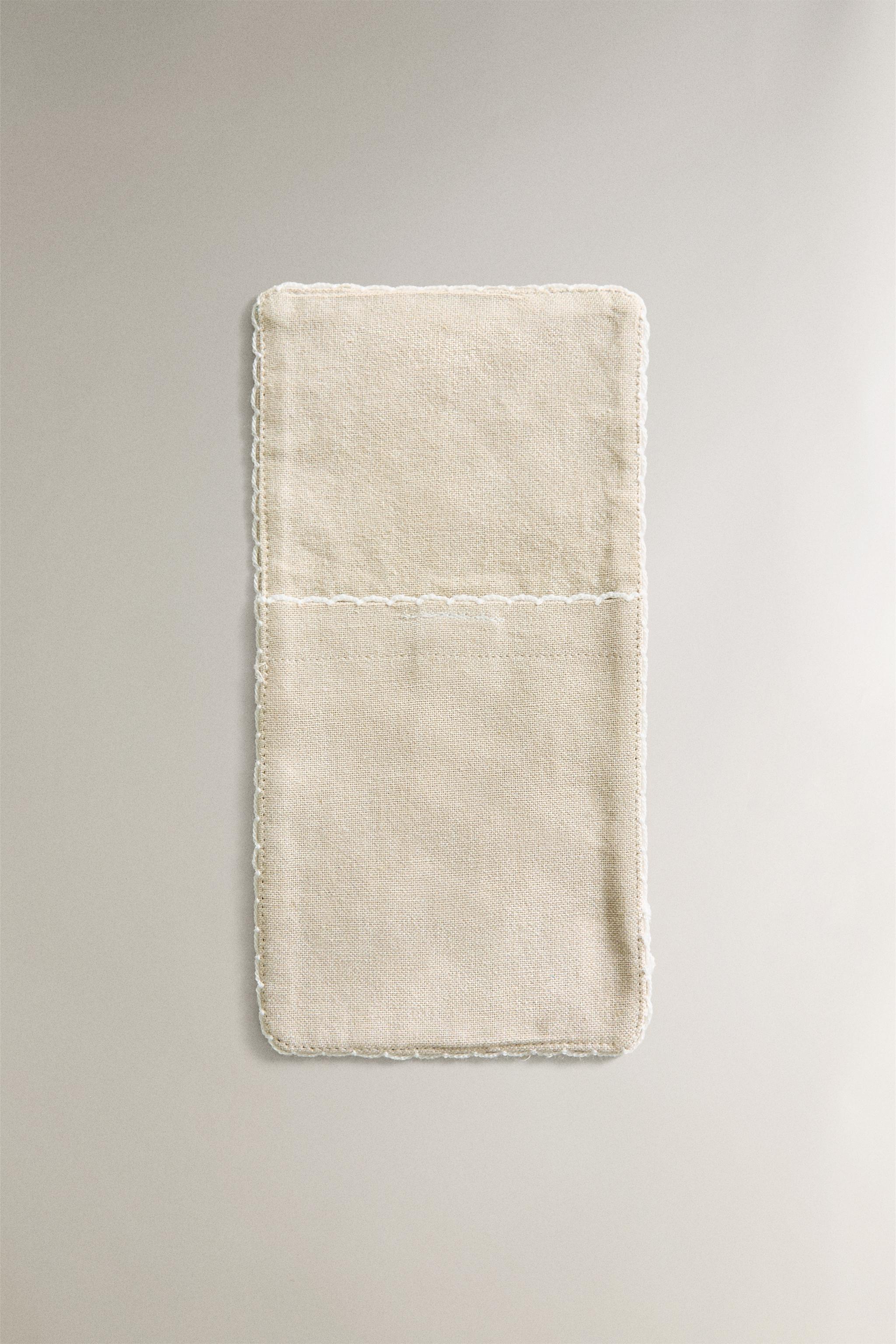 SET OF COTTON FLATWARE POUCHES (SET OF 2)