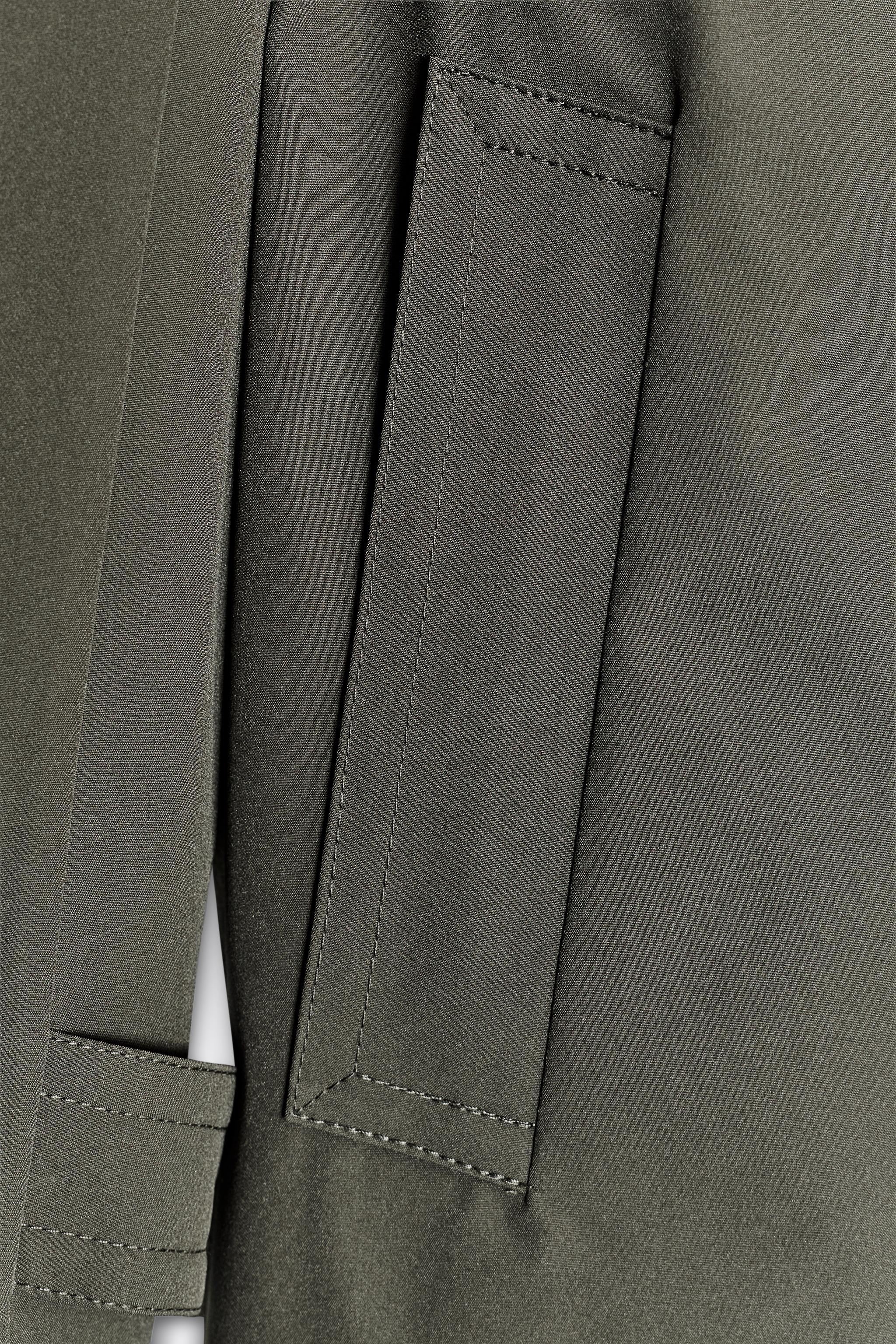 WATER REPELLENT WINDPROOF DOUBLE-BREASTED TRENCH COAT