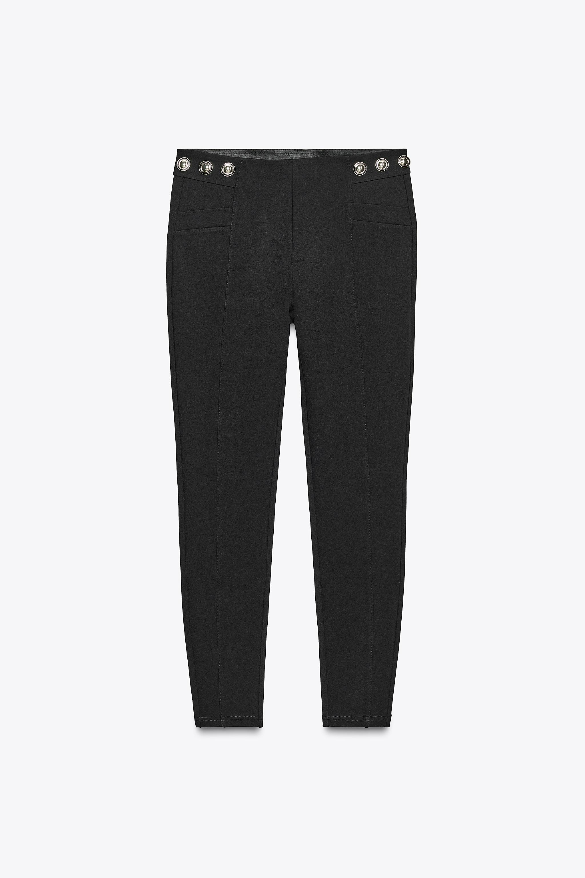 GOLD BUTTON LEGGINGS