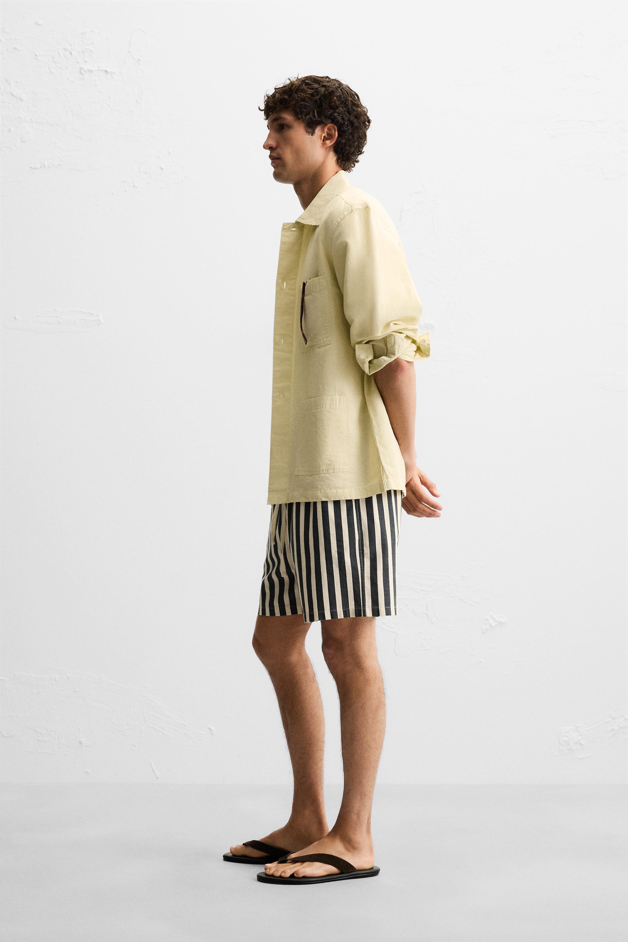 JACQUARD TEXTURED SHORTS