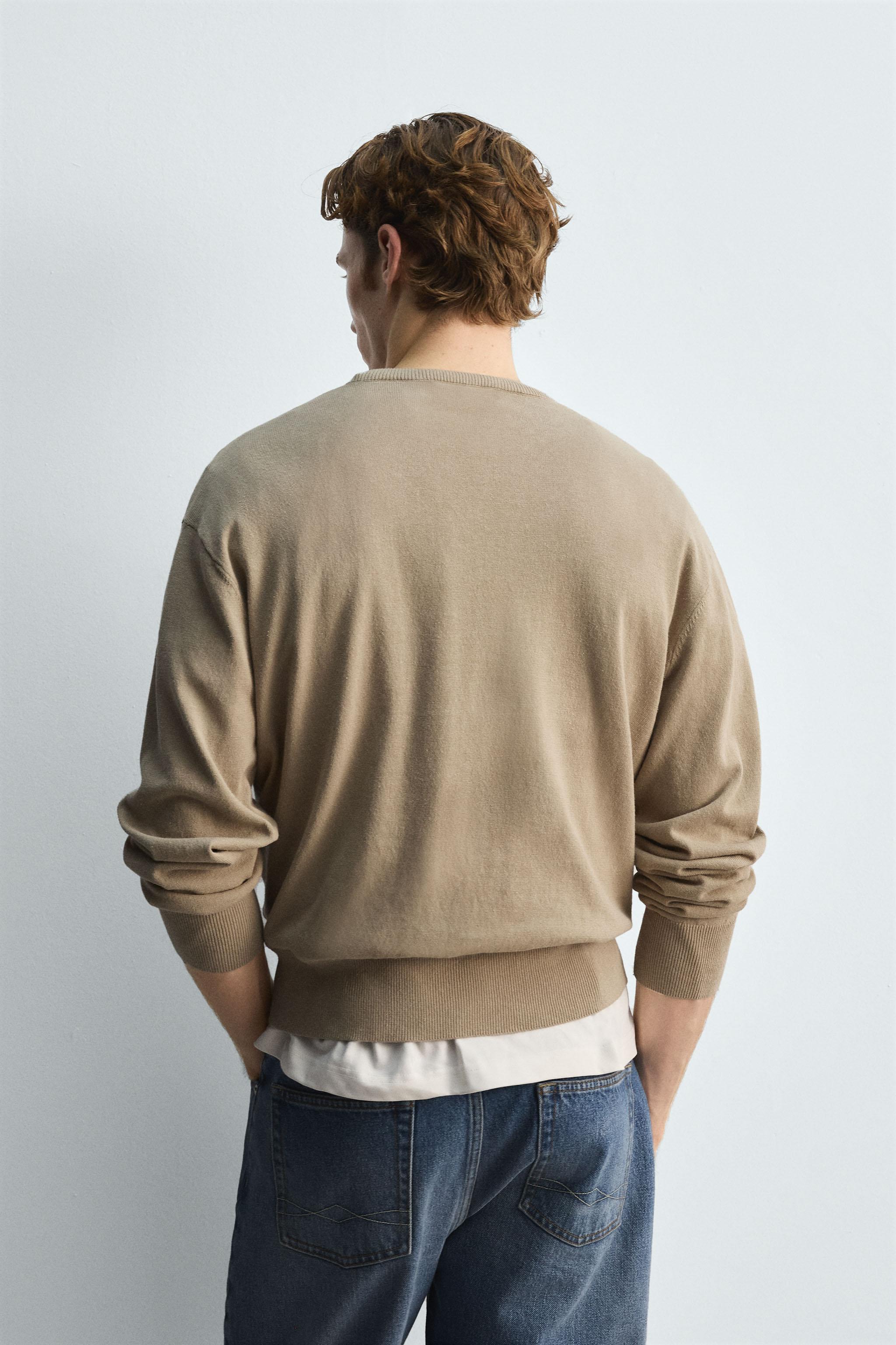 COTTON-RAMIE SWEATER