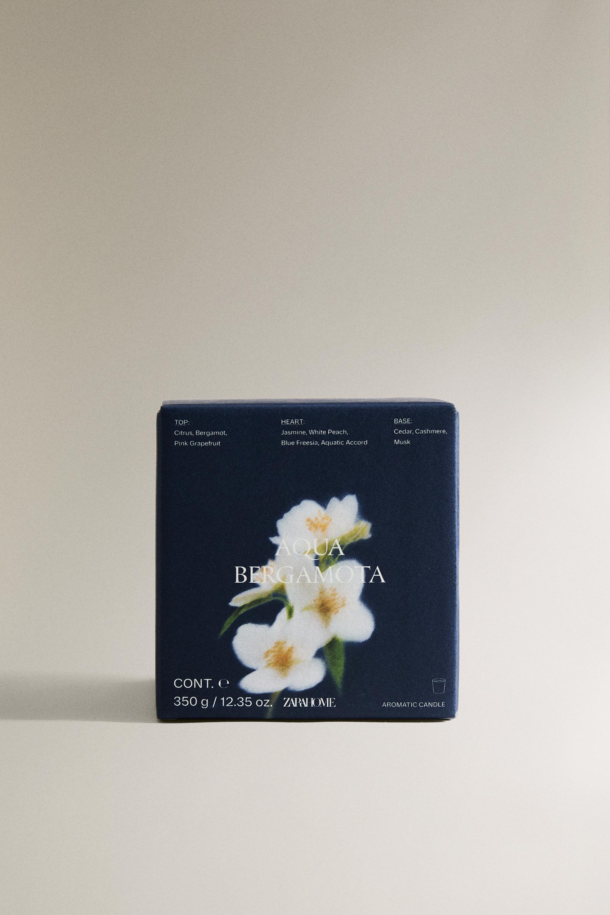 (350 G) AQUA BERGAMOT SCENTED CANDLE