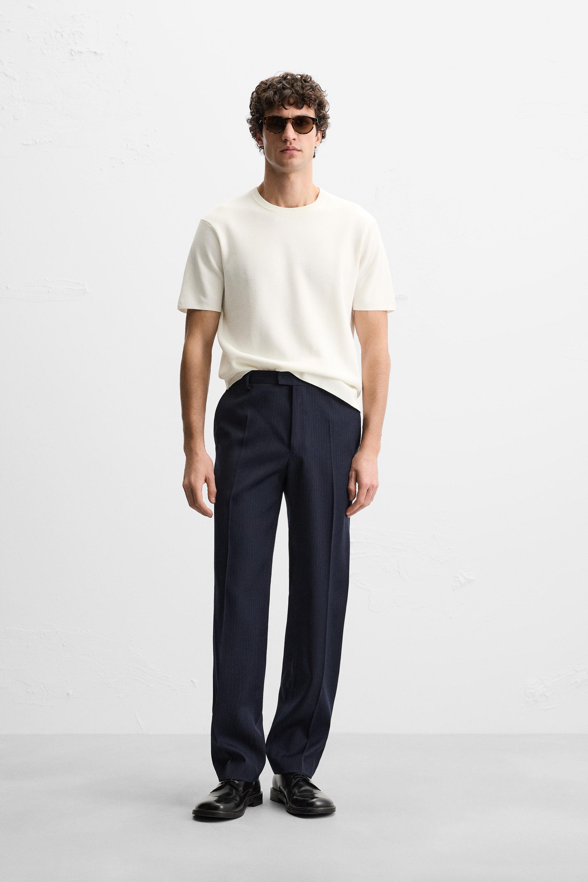 RELAXED FIT KNIT T-SHIRT