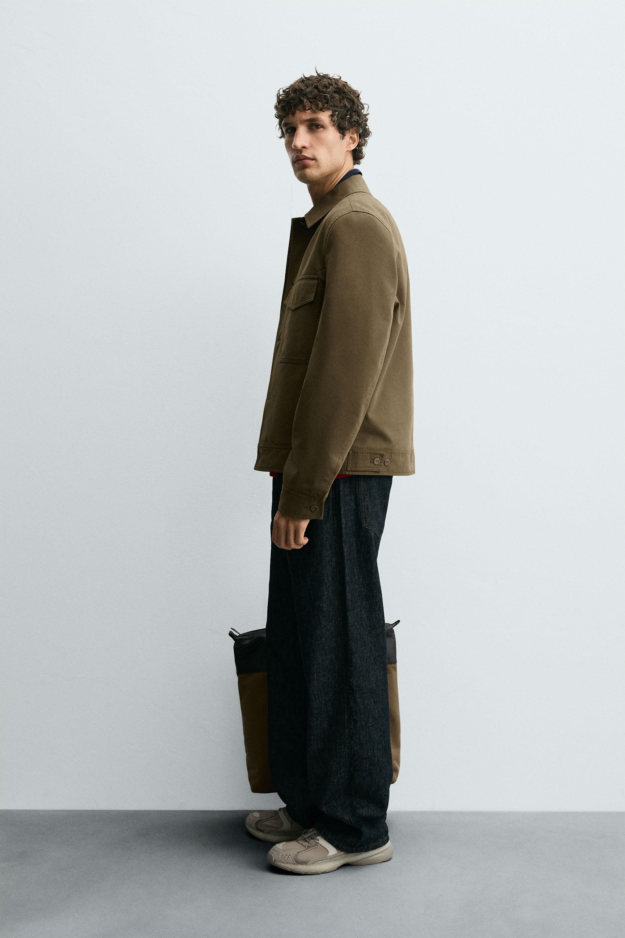 COTTON BLEND TECHNICAL JACKET