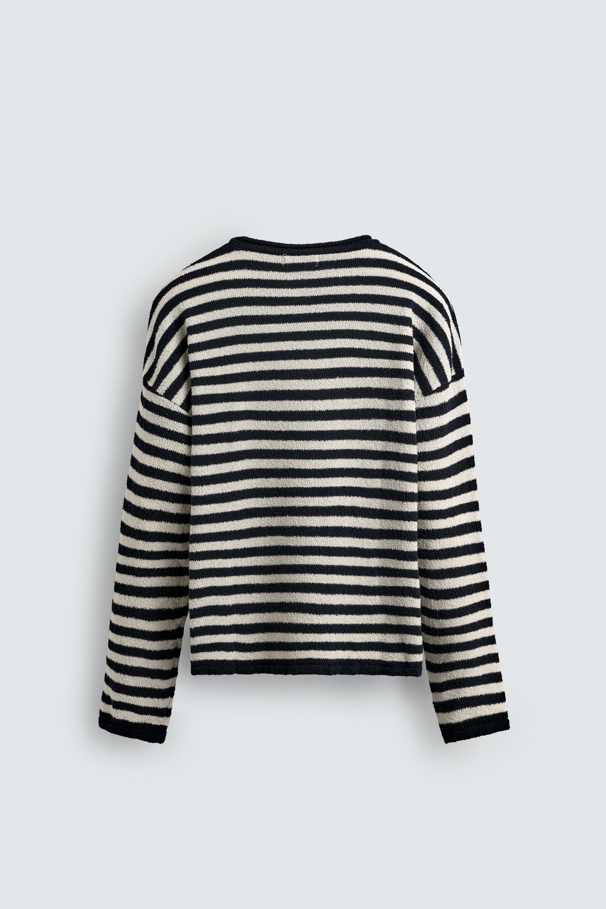 LIGHTWEIGHT STRIPED SWEATER