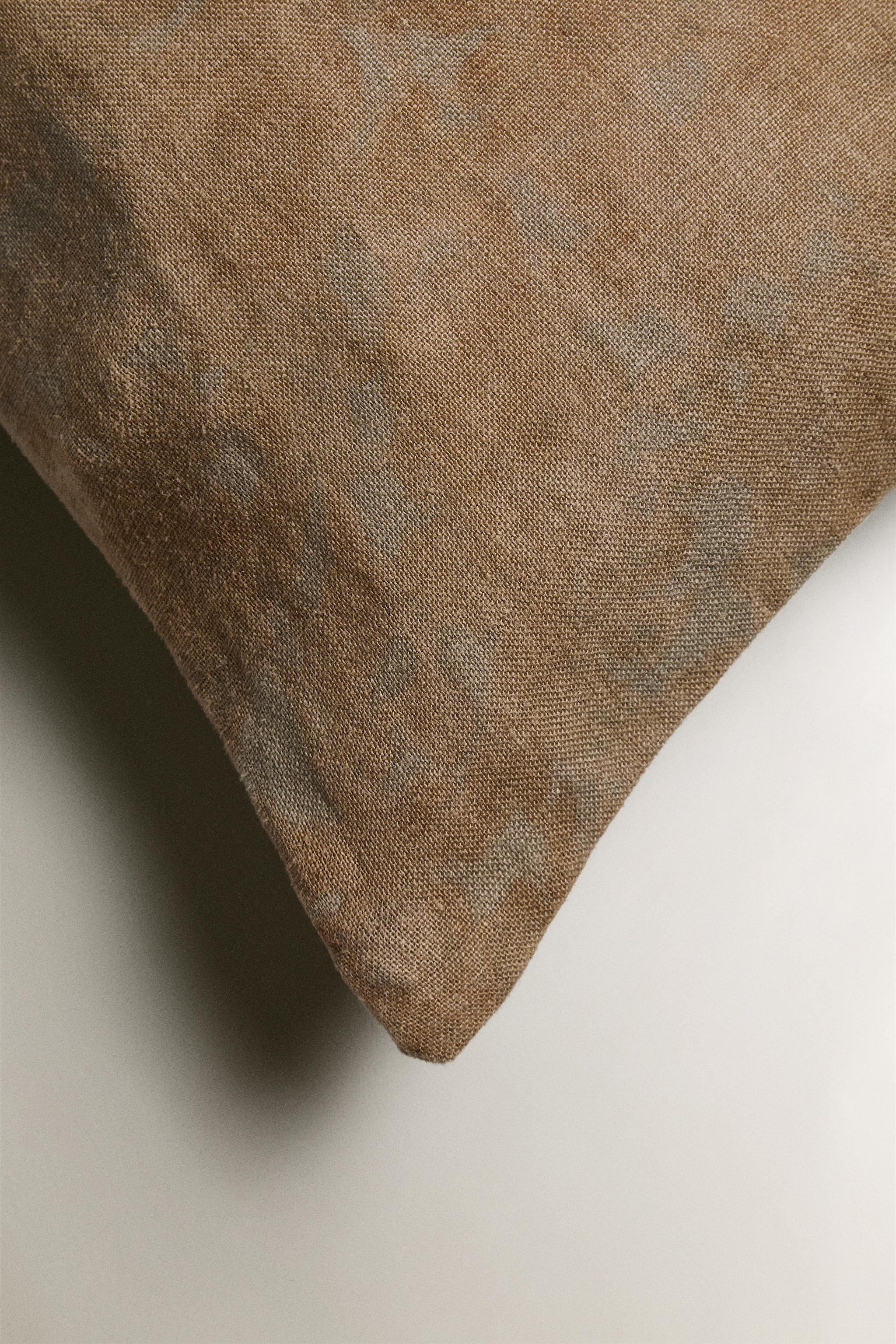 FLORAL PRINT THROW PILLOW COVER