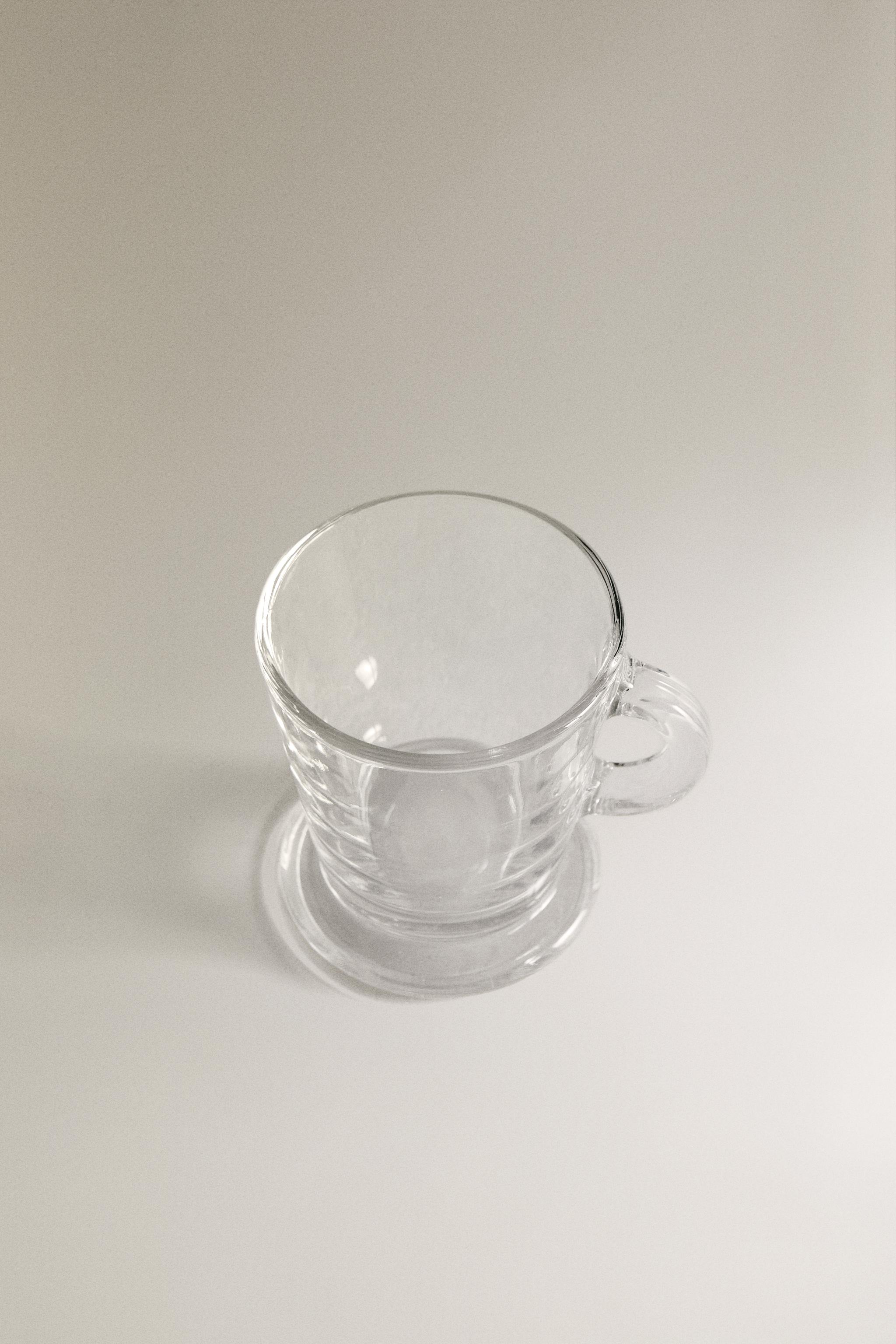 TRANSPARENT GLASS ESPRESSO CUP