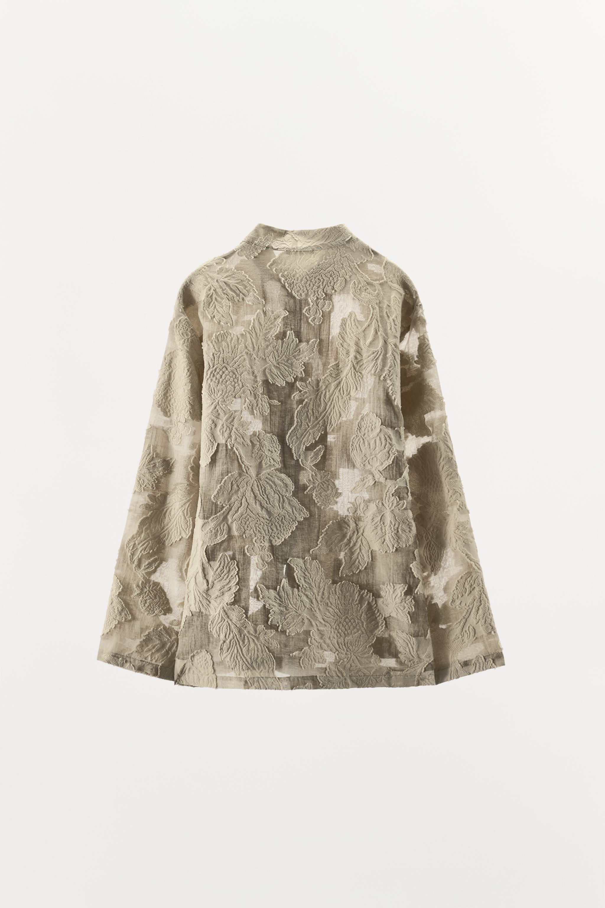 FLORAL JACQUARD KIMONO LIMITED EDITION