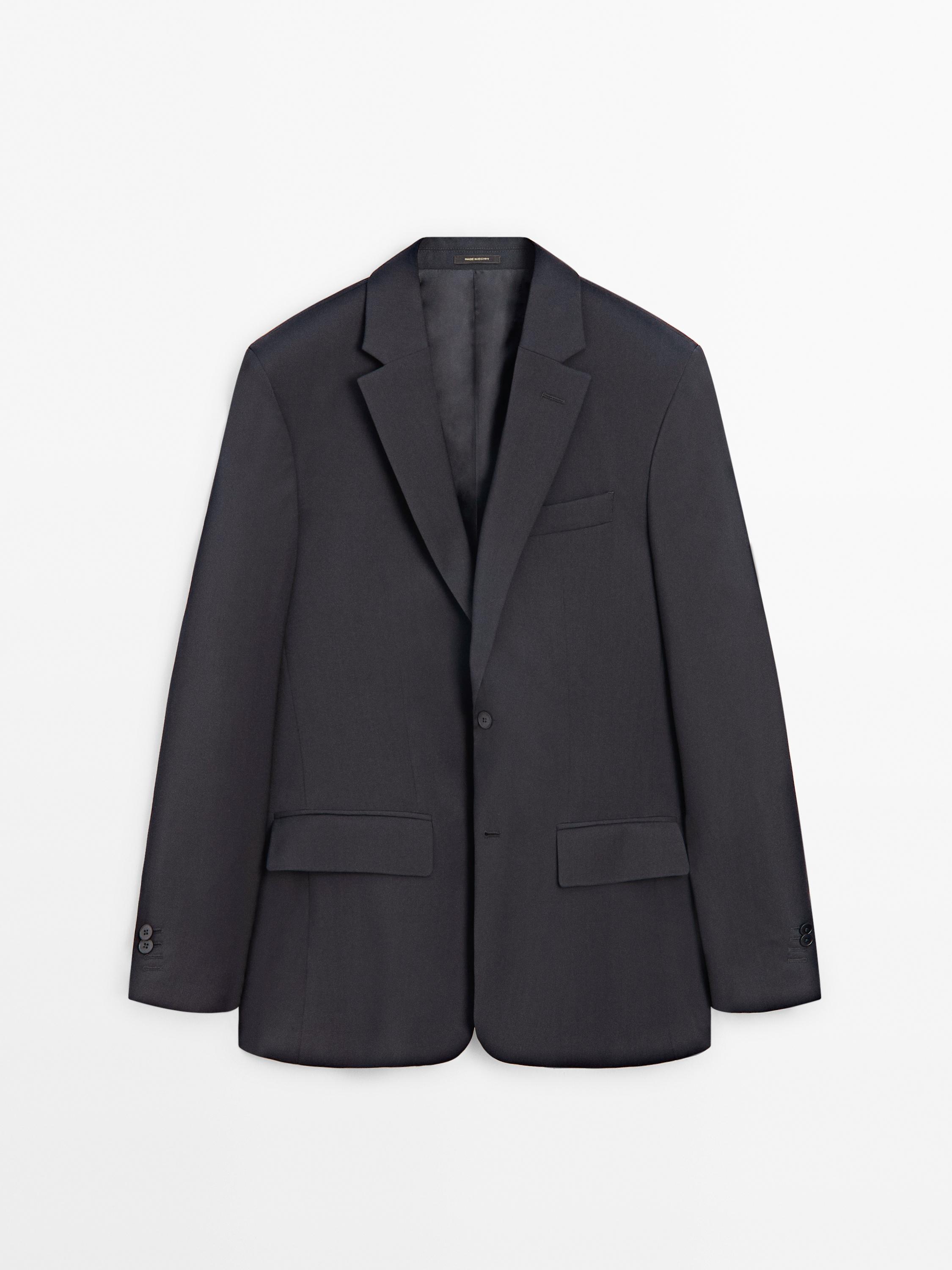 100% wool suit blazer