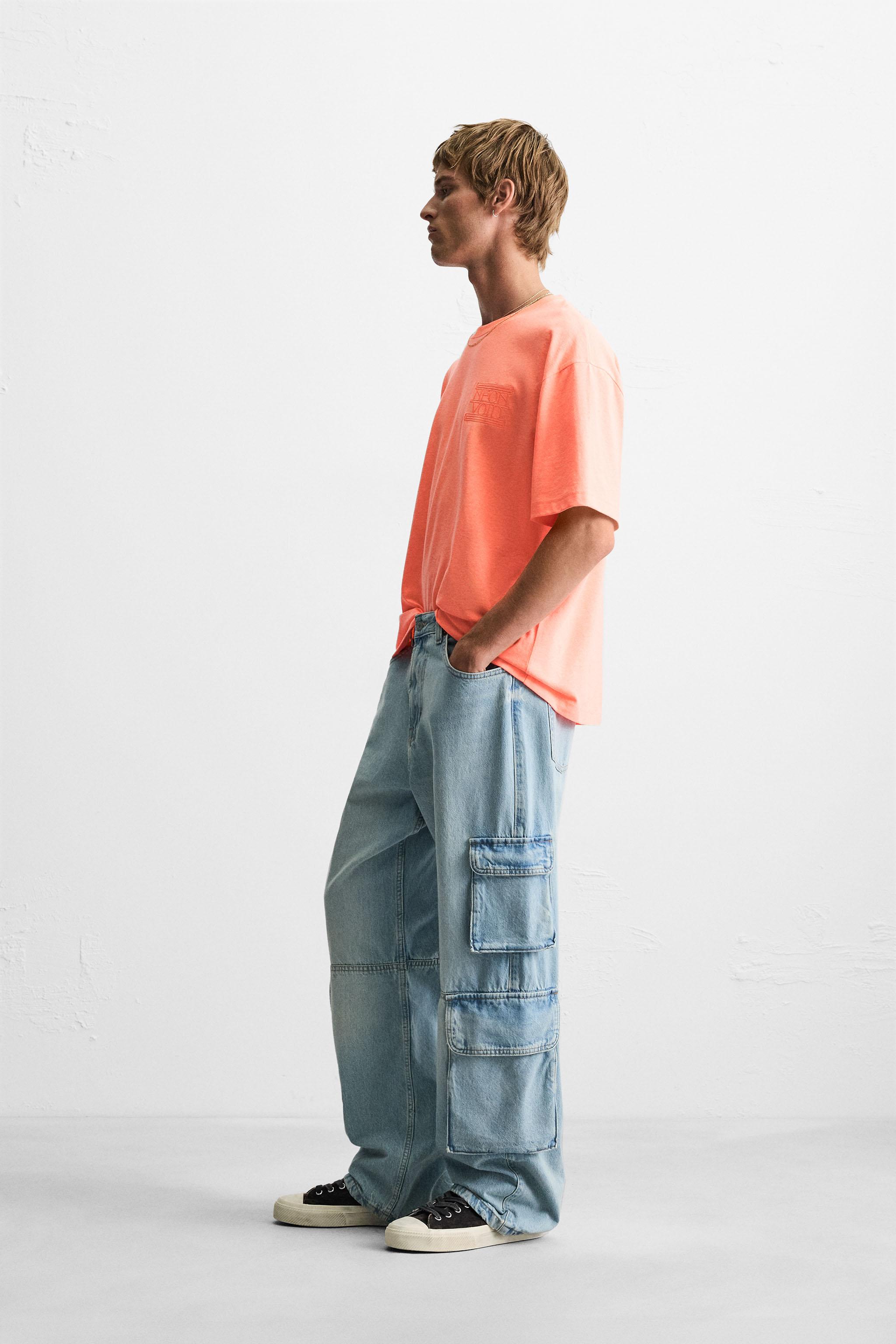 EMBROIDERED TEXT T-SHIRT