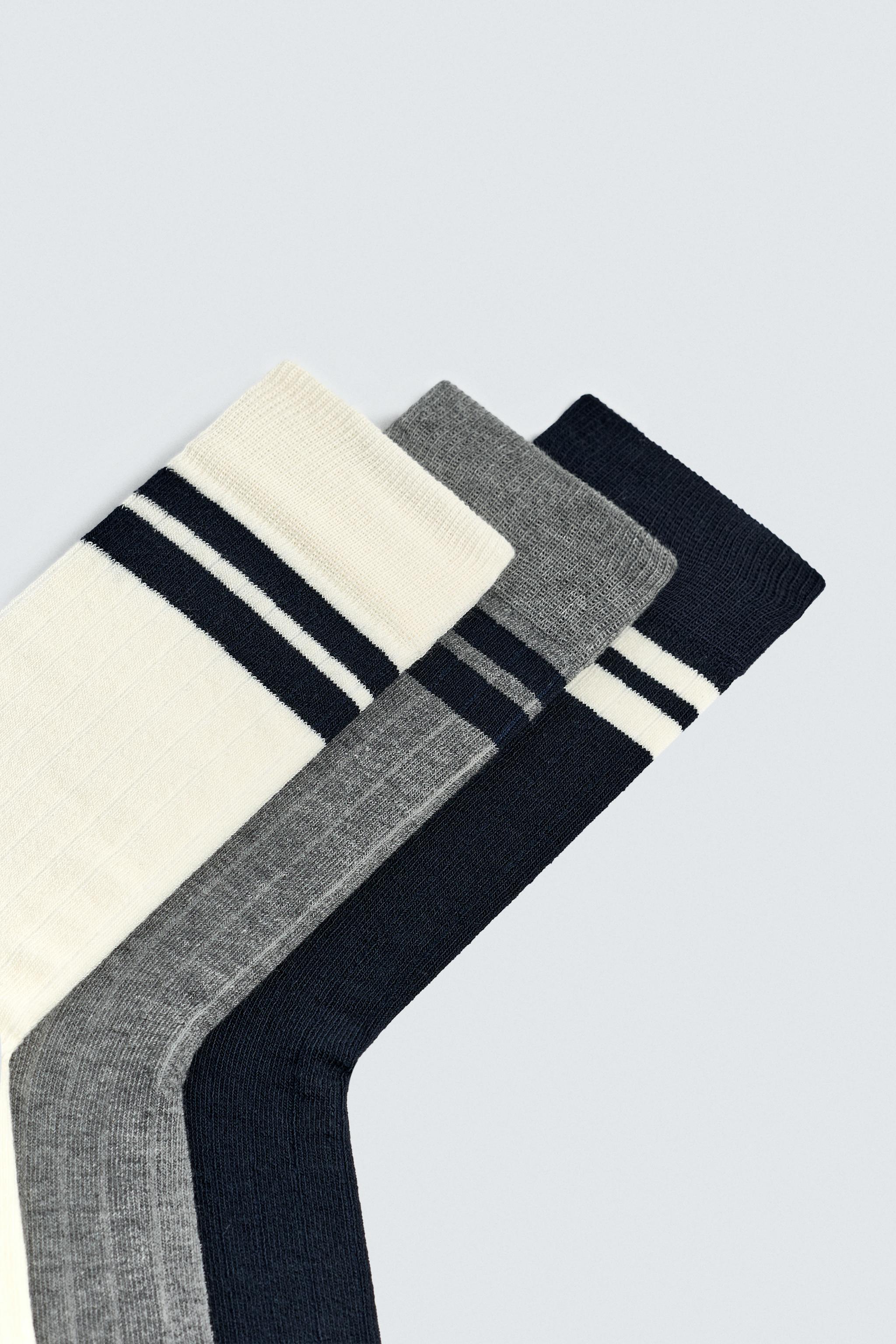 3-PACK STRIPED SOCKS