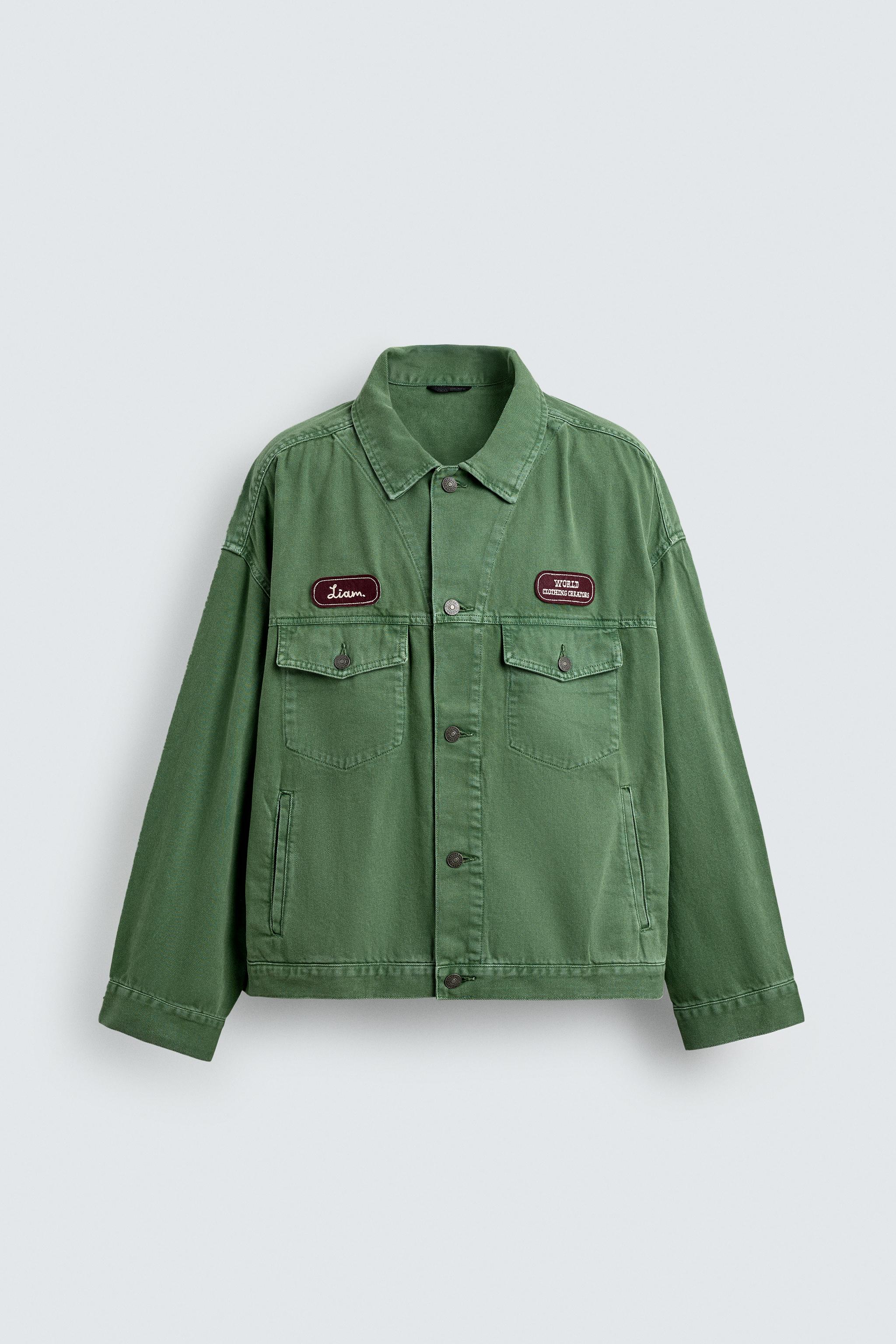 WASHED PATCH JACKET