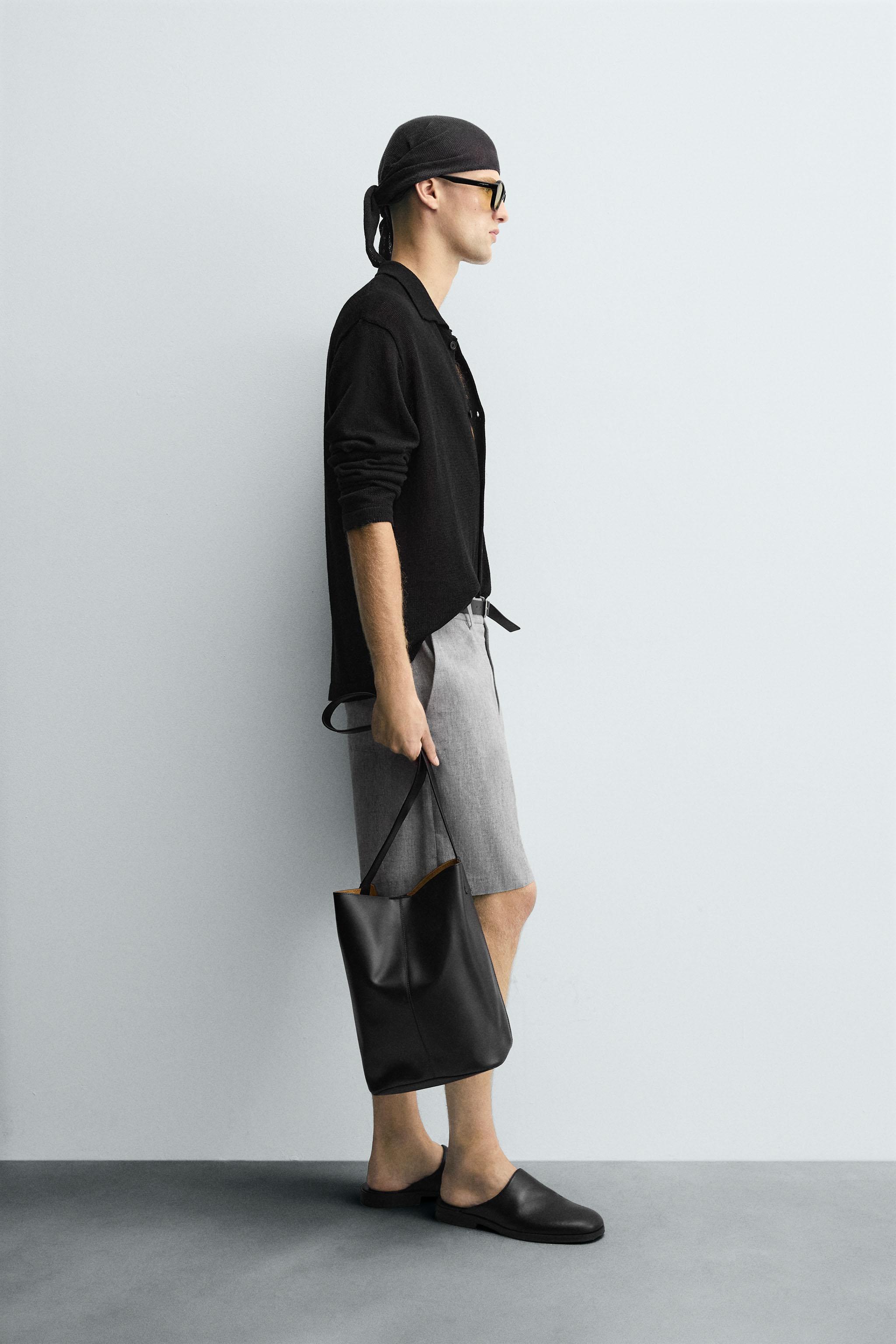 RELAXED FIT KNIT OVERSHIRT