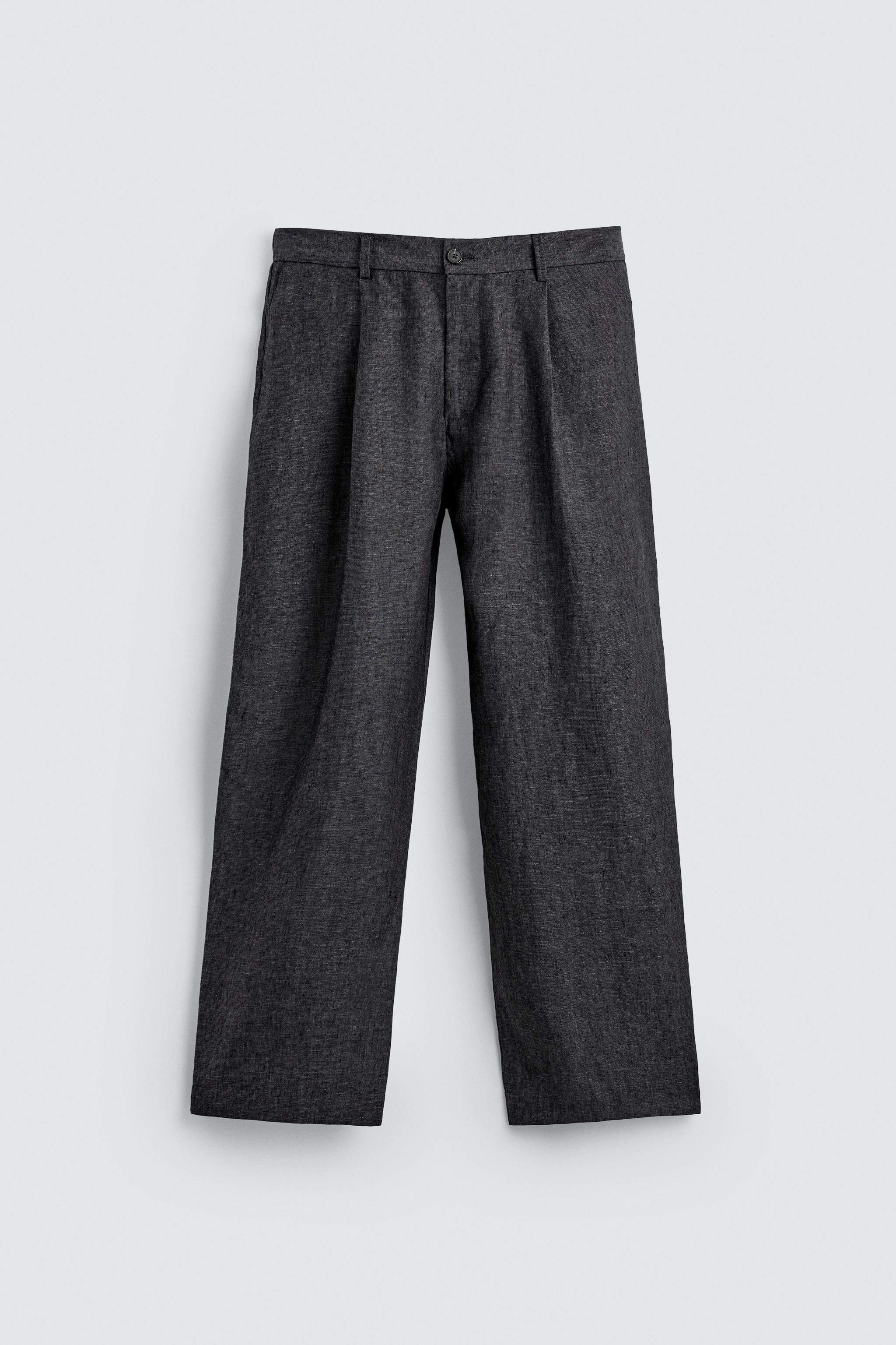 100% LINEN SUIT PANTS