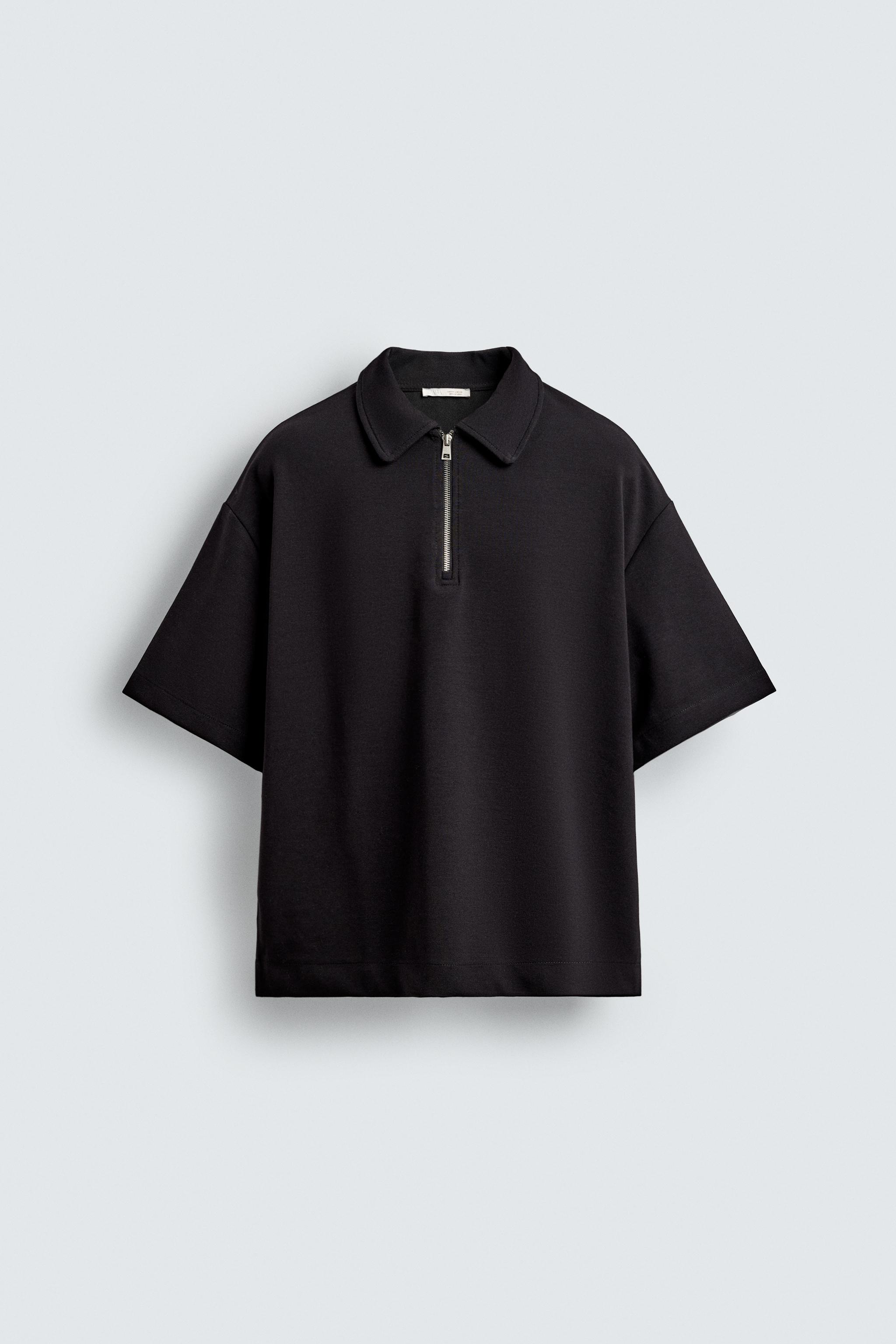 INTERLOCK ZIP POLO SHIRT