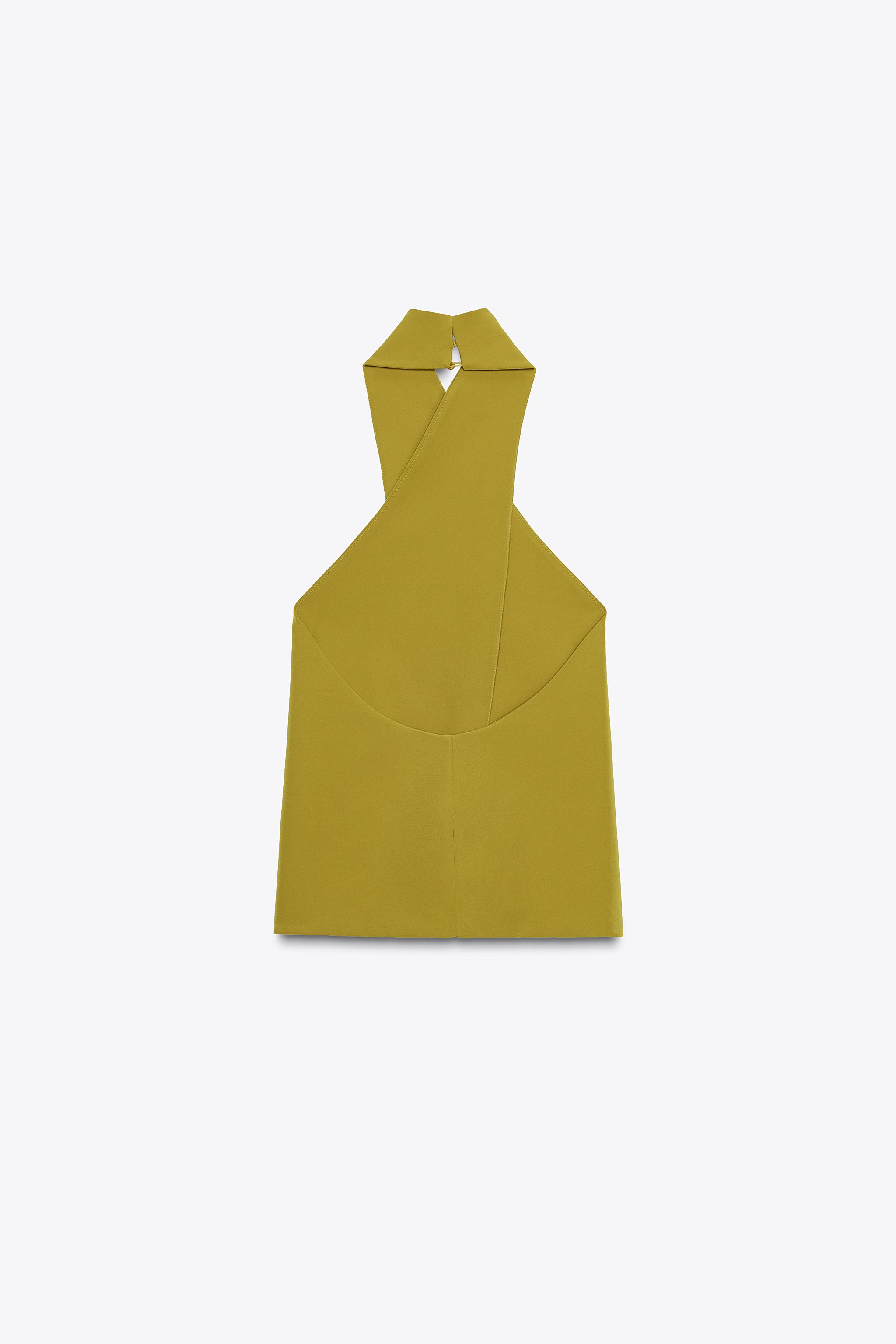 CREPE SURPLICE TOP