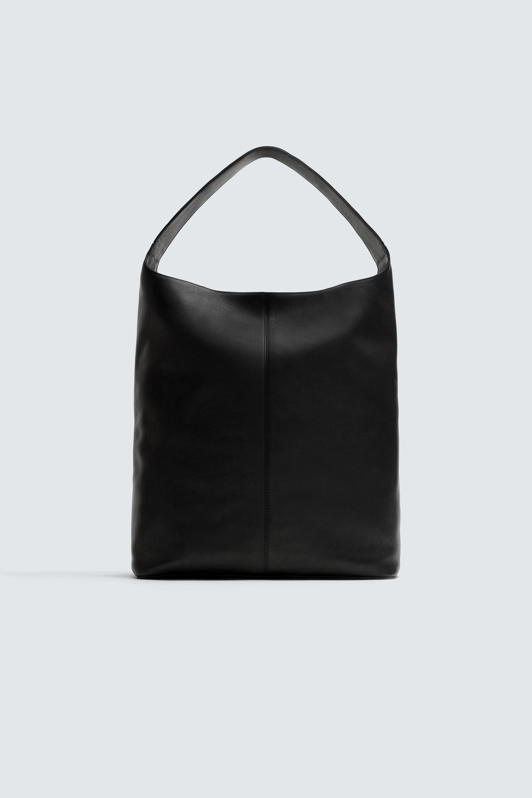 LEATHER SHOPPER BAG