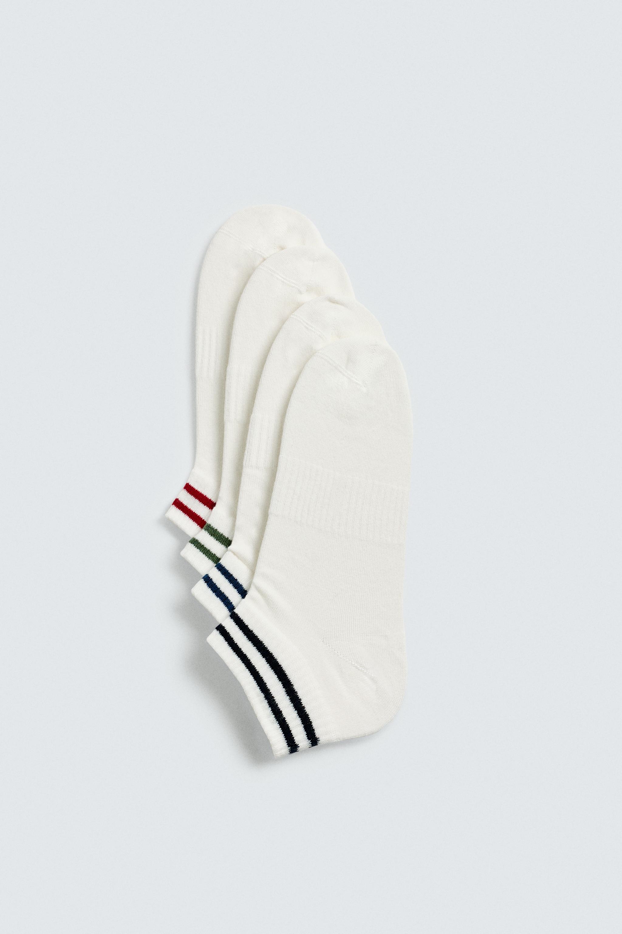 STRIPED SOCKS FOUR-PACK