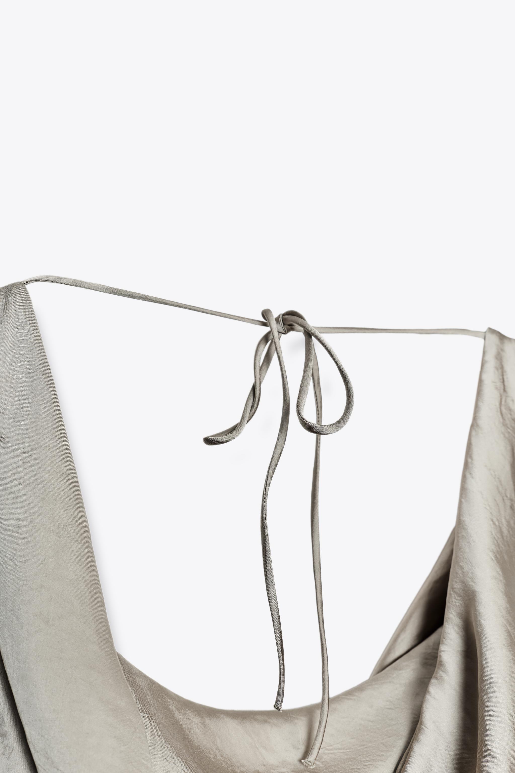 ZW COLLECTION SATIN LONG DRESS