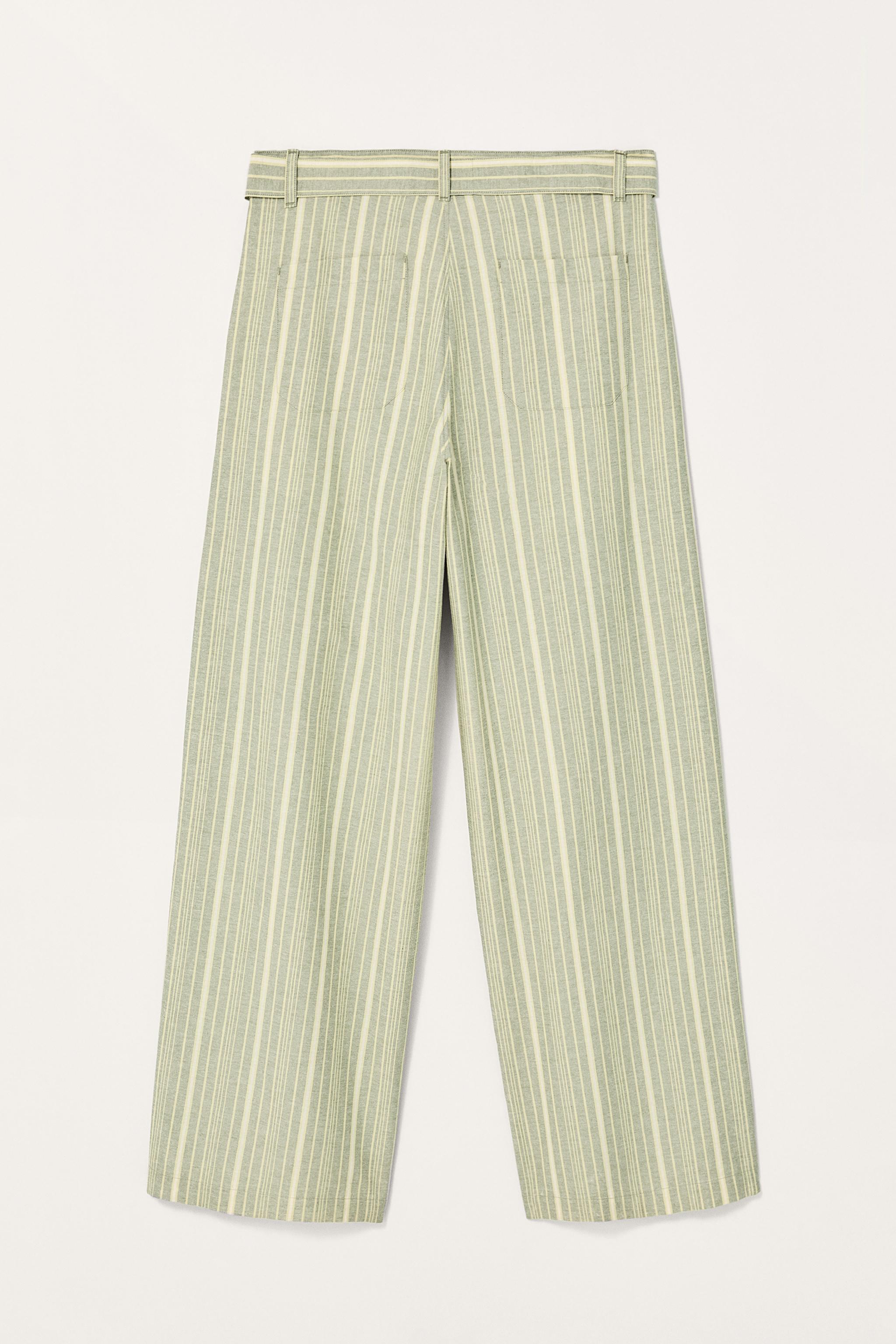 LIMITED EDITION STRIPED WIDE FIT PANTS