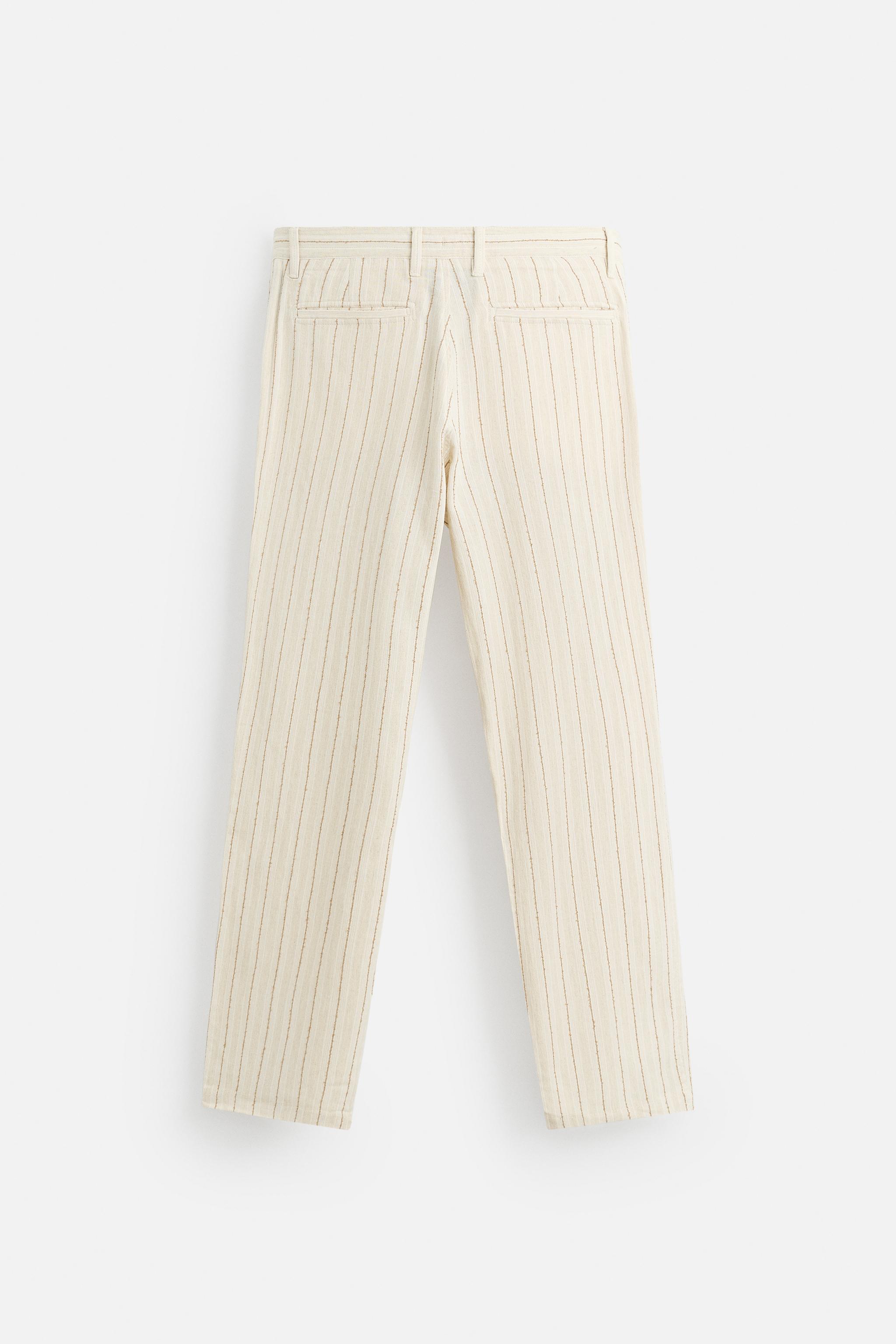 JACQUARD STRIPED PANTS