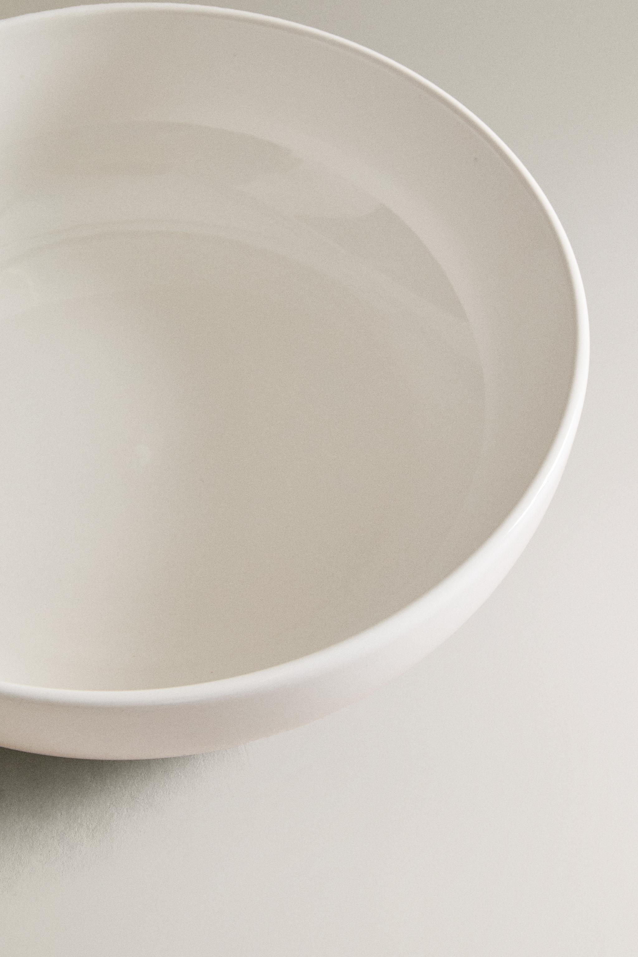 STONEWARE SOUP PLATE