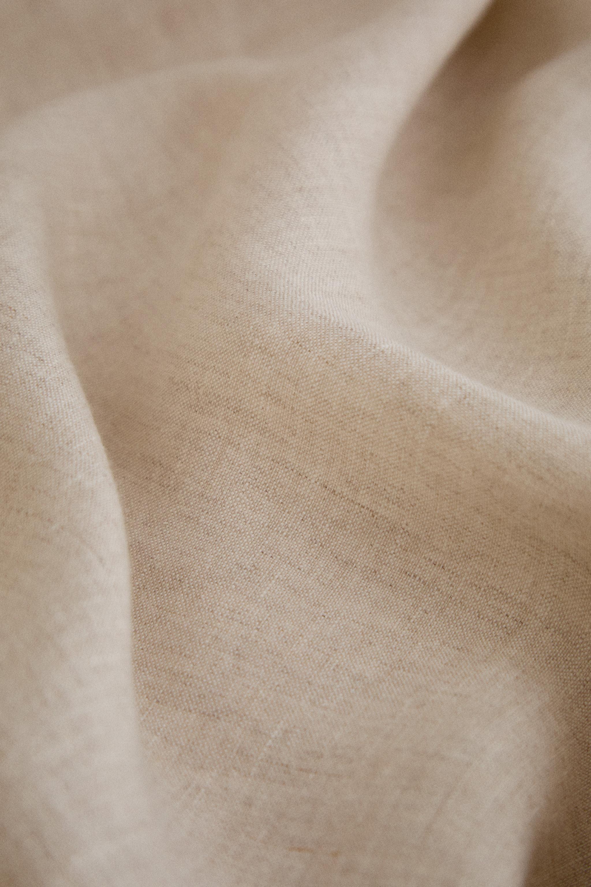 WASHED LINEN DUVET COVER (160 GxM²)