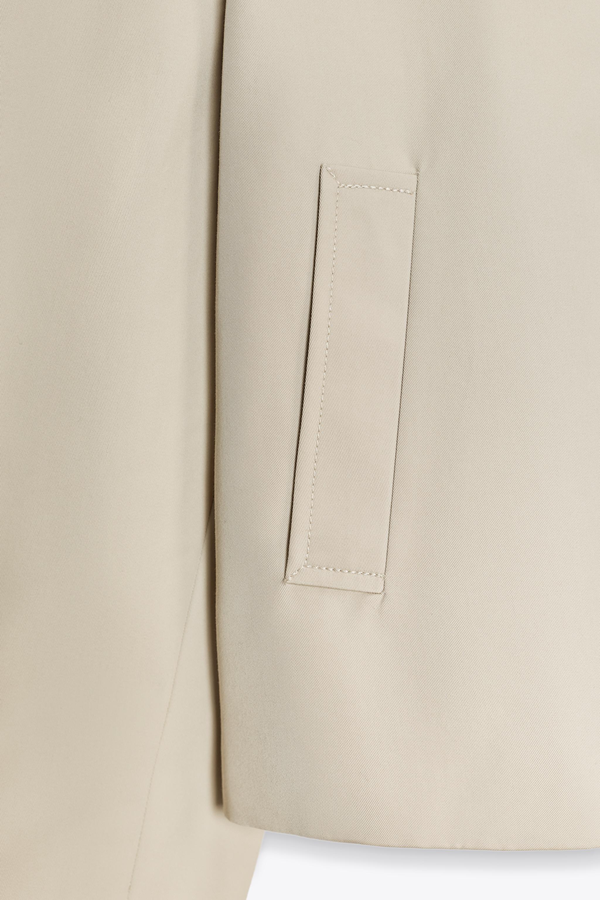 WATER REPELLENT SHORT TRENCH COAT ZW COLLECTION